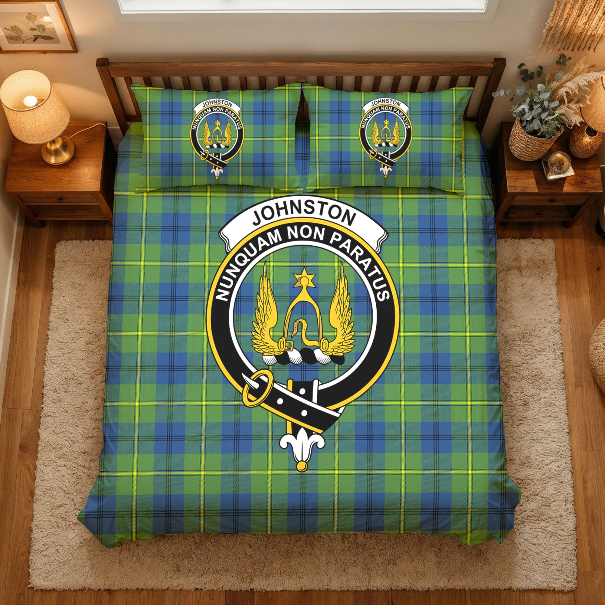 Johnston Ancient Tartan Crest Bedding Set