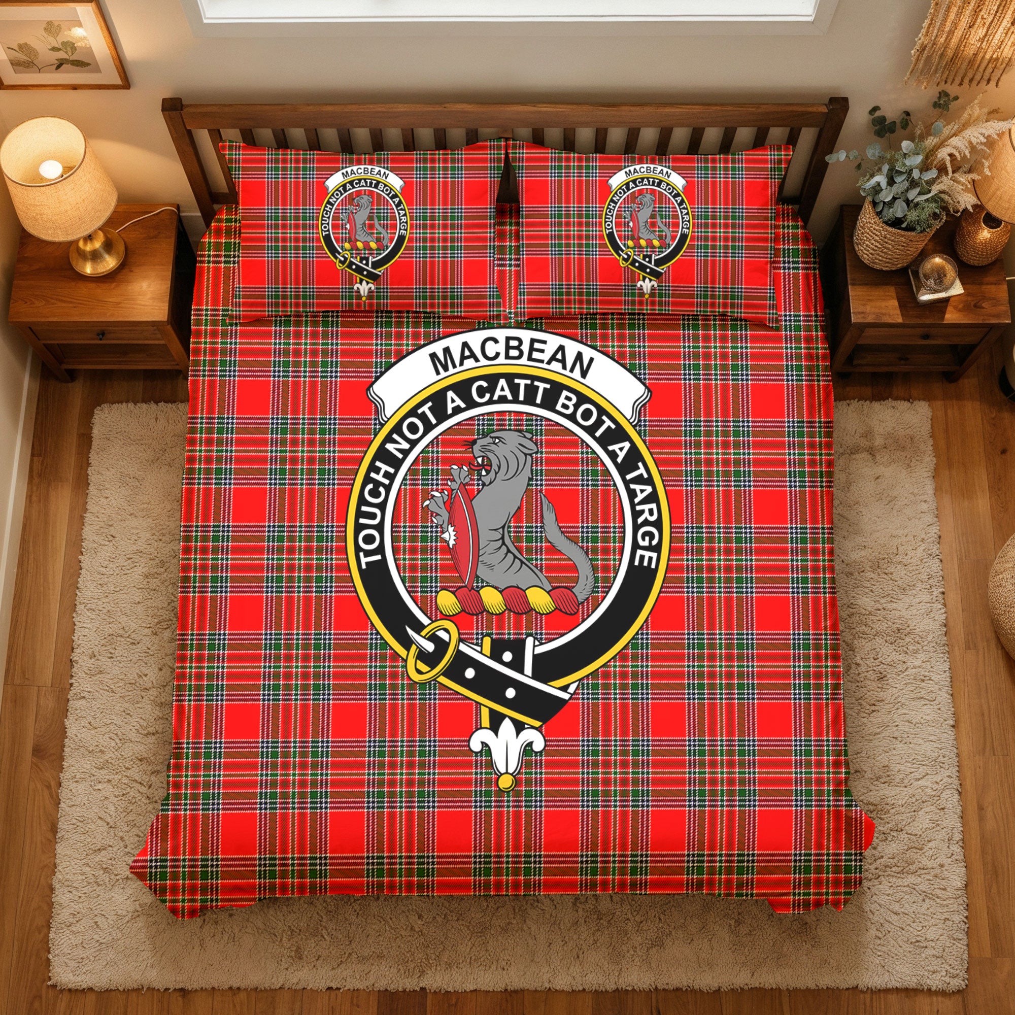MacBean Tartan Crest Bedding Set