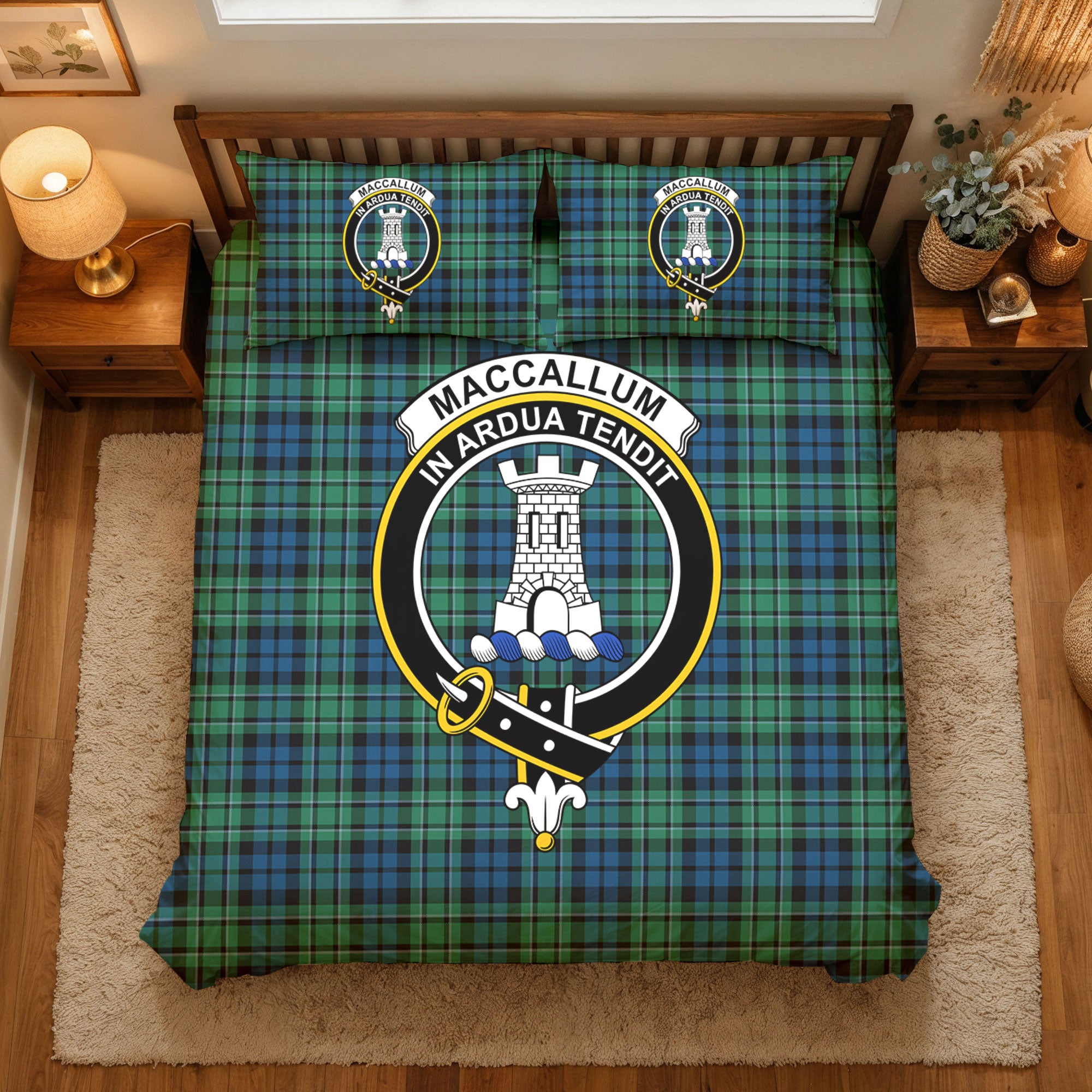 MacCallum Ancient Tartan Crest Bedding Set