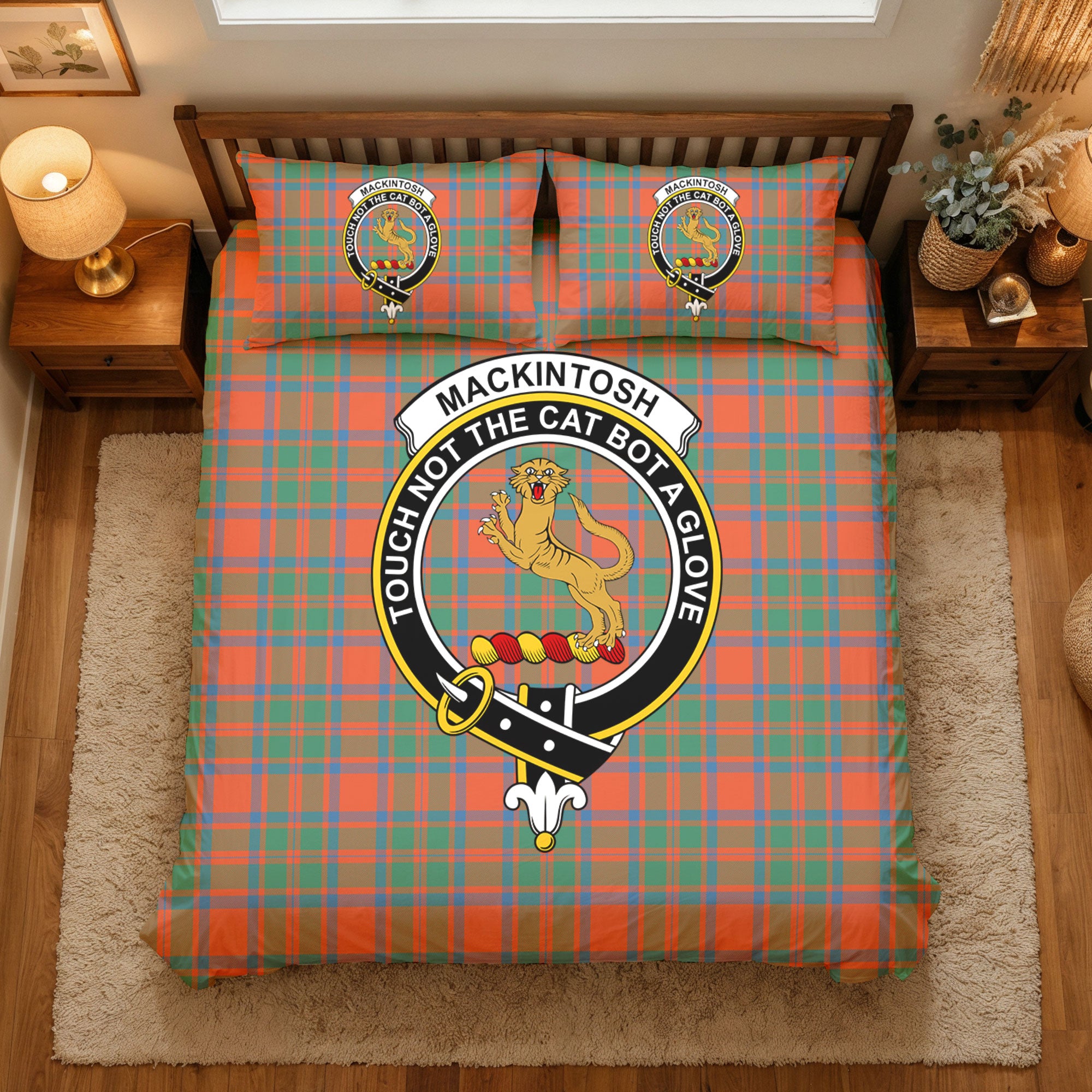 MacKintosh Ancient Tartan Crest Bedding Set