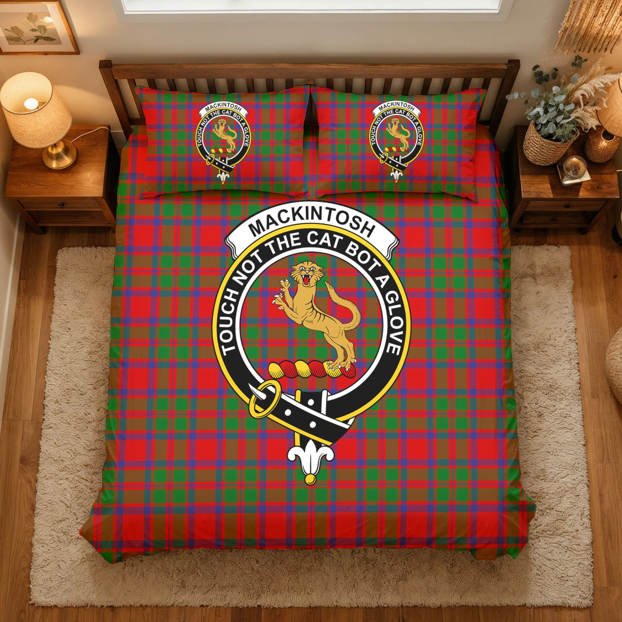 MacKintosh Modern Tartan Crest Bedding Set