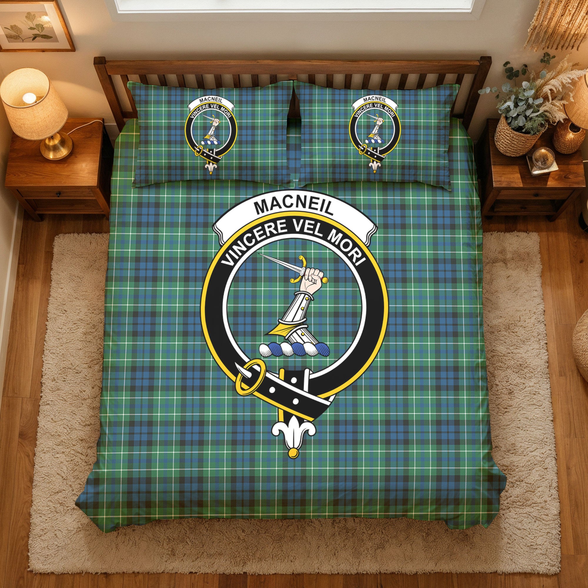 MacNeil of Colonsay Ancient Tartan Crest Bedding Set