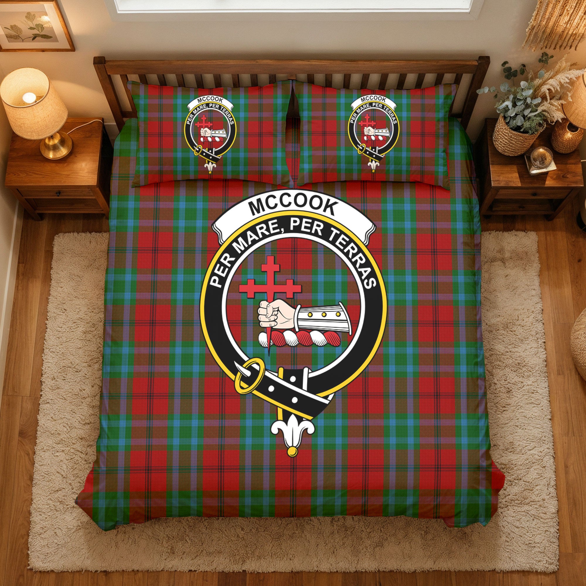 McCook Tartan Crest Bedding Set