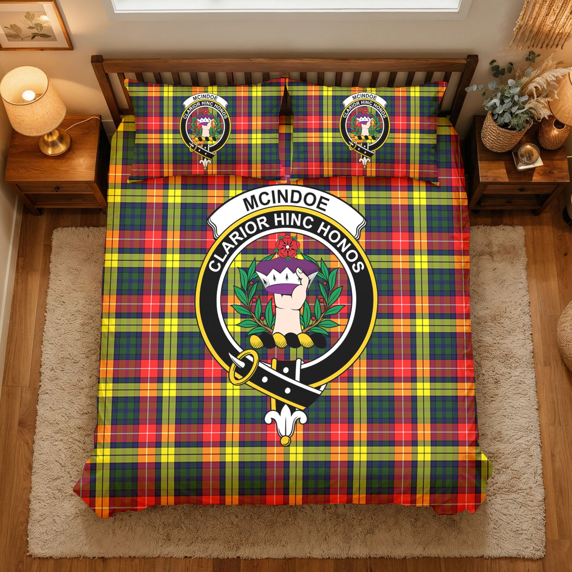 McIndoe Tartan Crest Bedding Set
