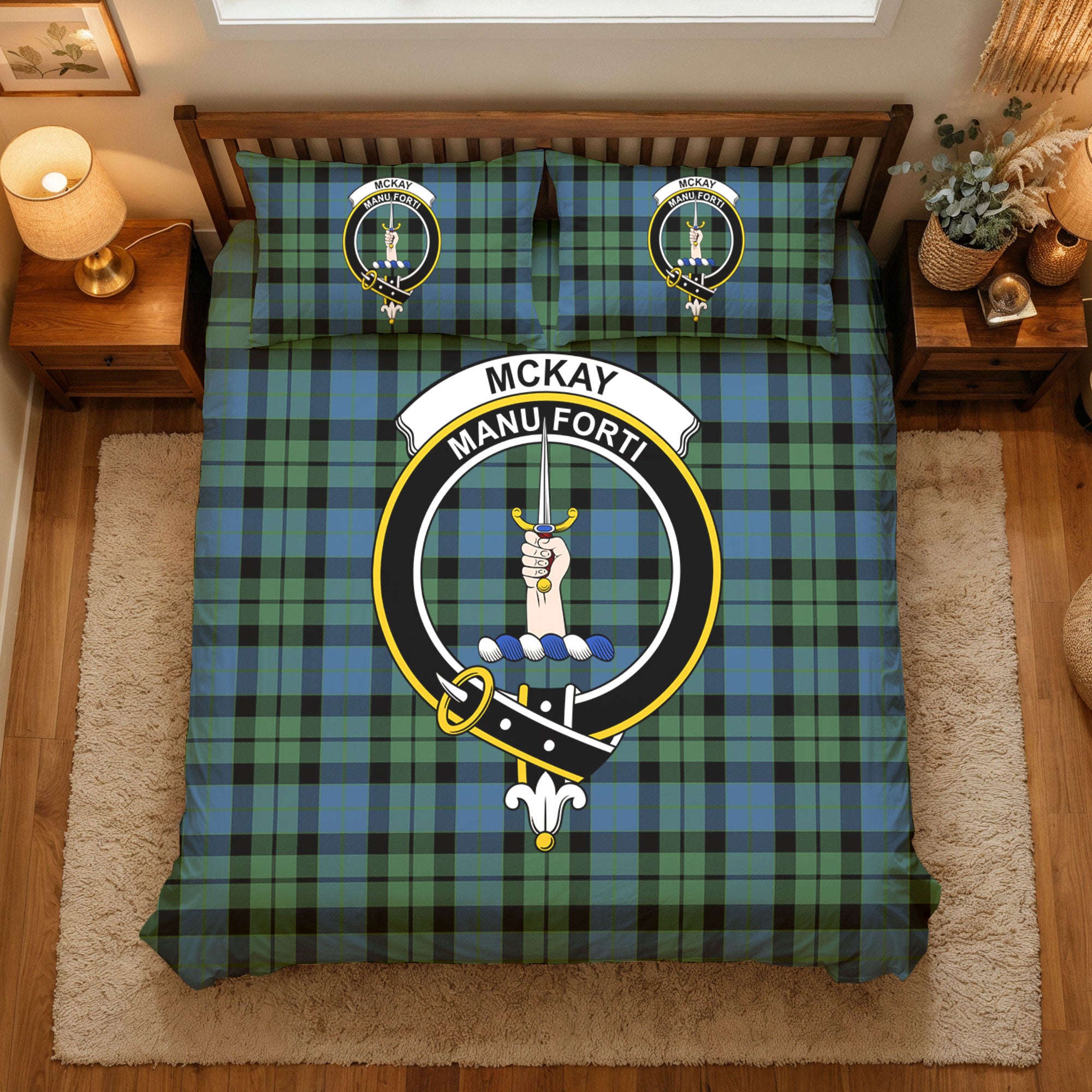 McKay Ancient Tartan Crest Bedding Set