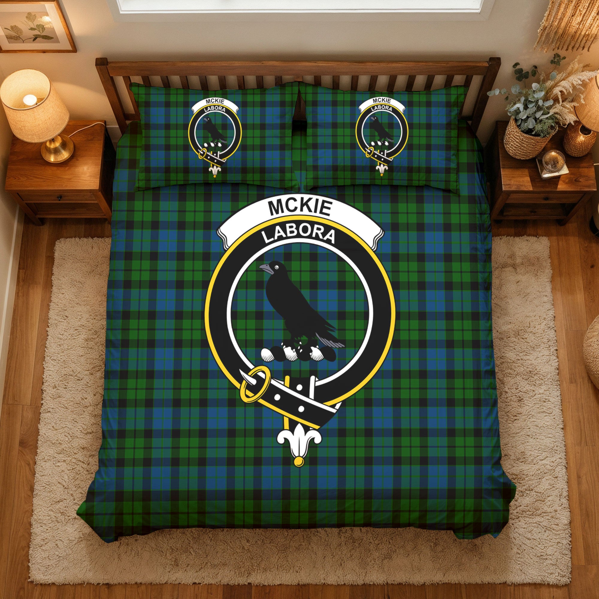 McKie Tartan Crest Bedding Set