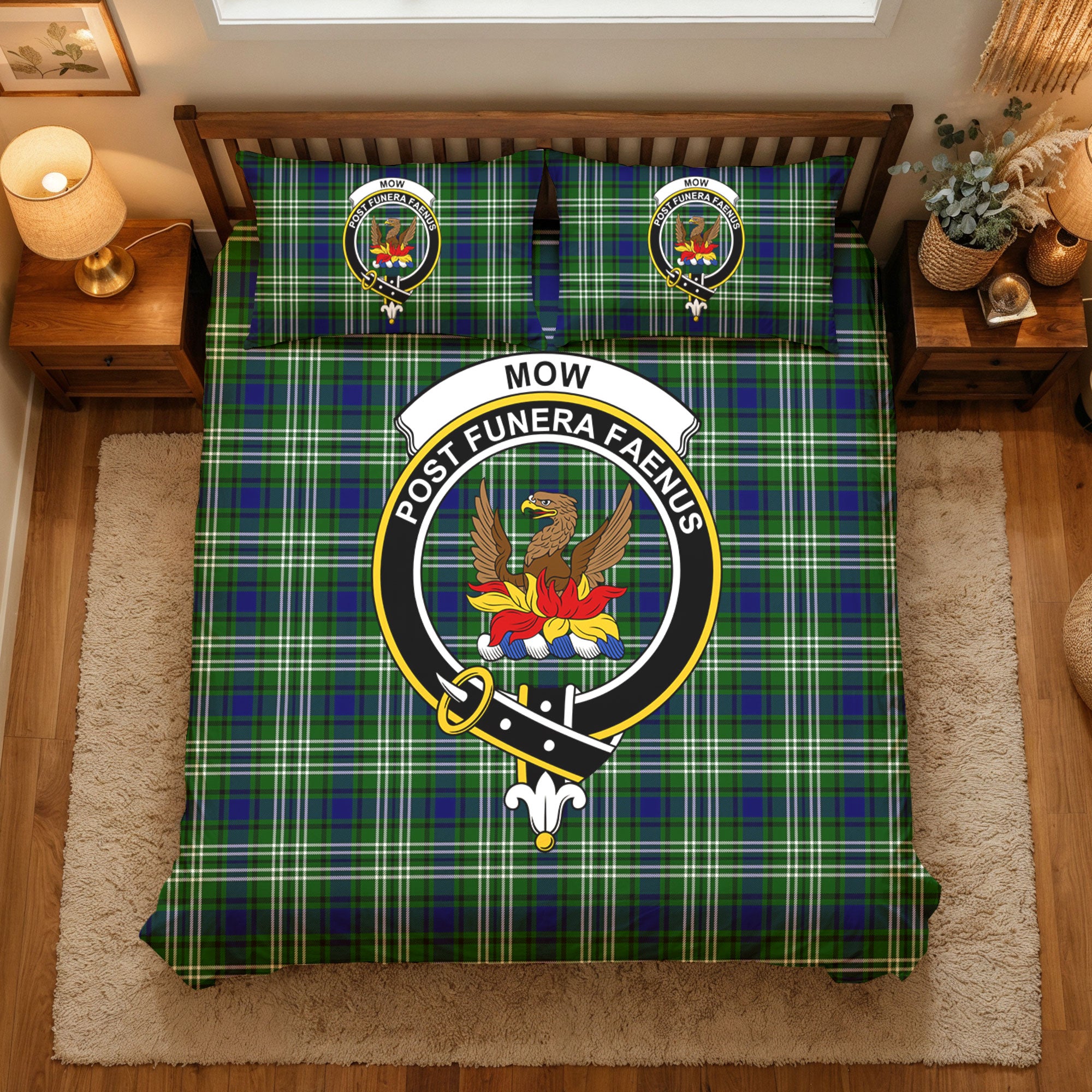 Mow Tartan Crest Bedding Set
