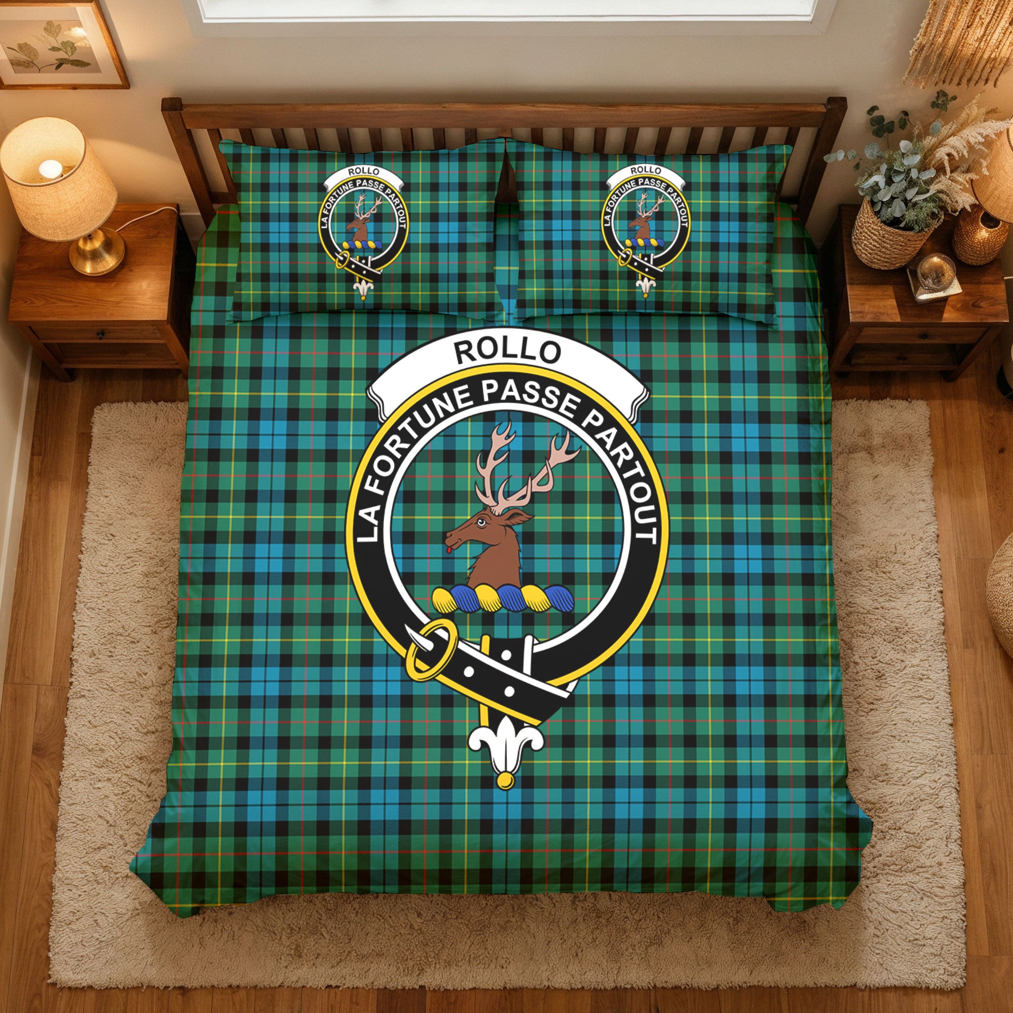 Rollo Ancient Tartan Crest Bedding Set