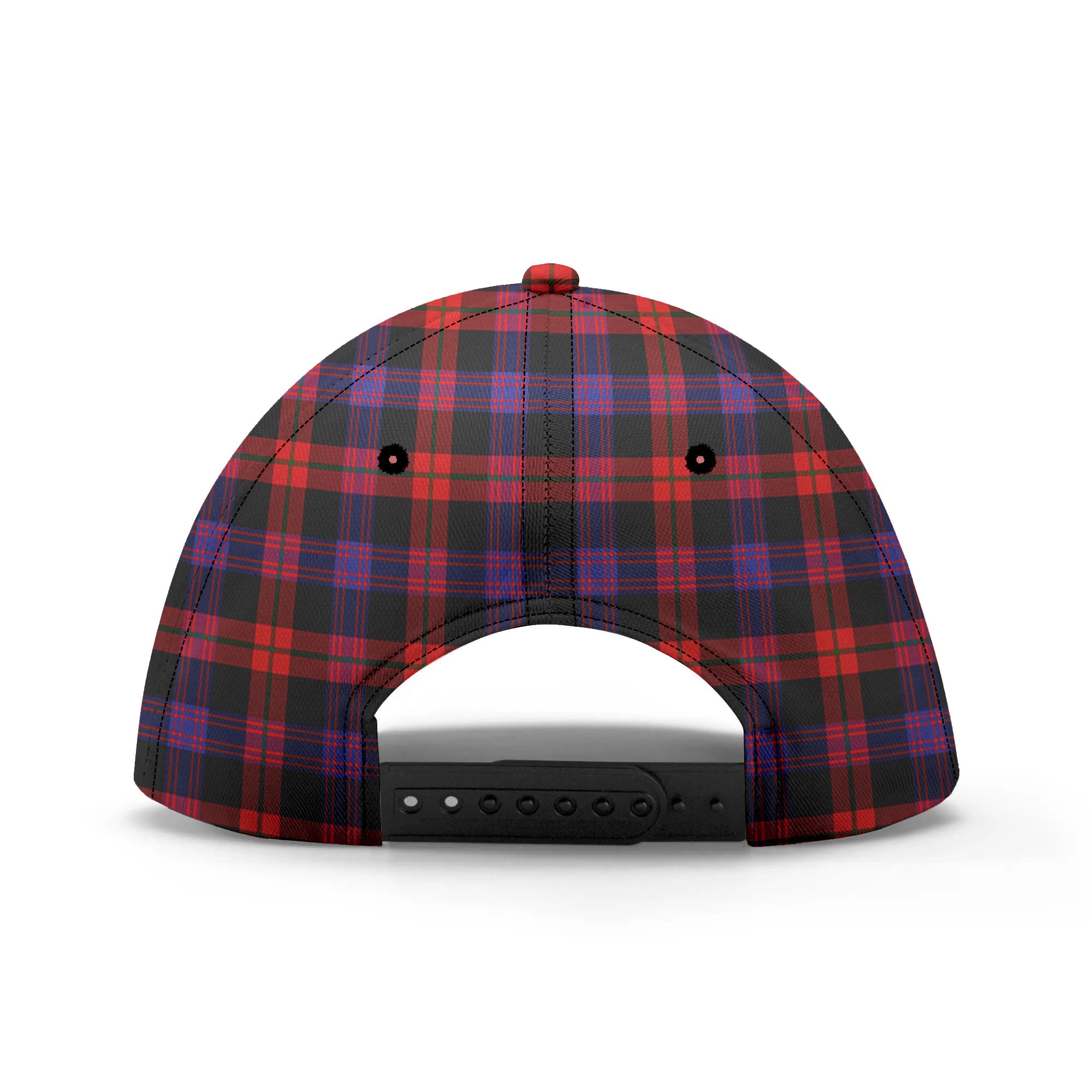 Brown Modern Tartan Crest Classic Cap