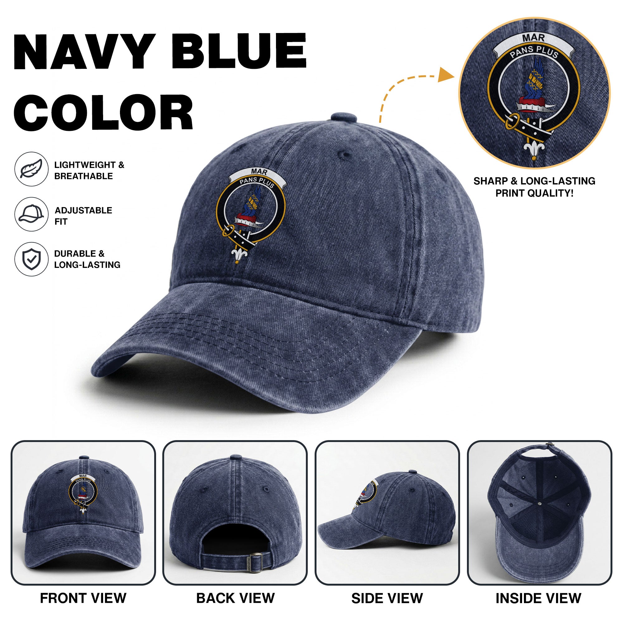 Mar Crest Washed Classic Cap