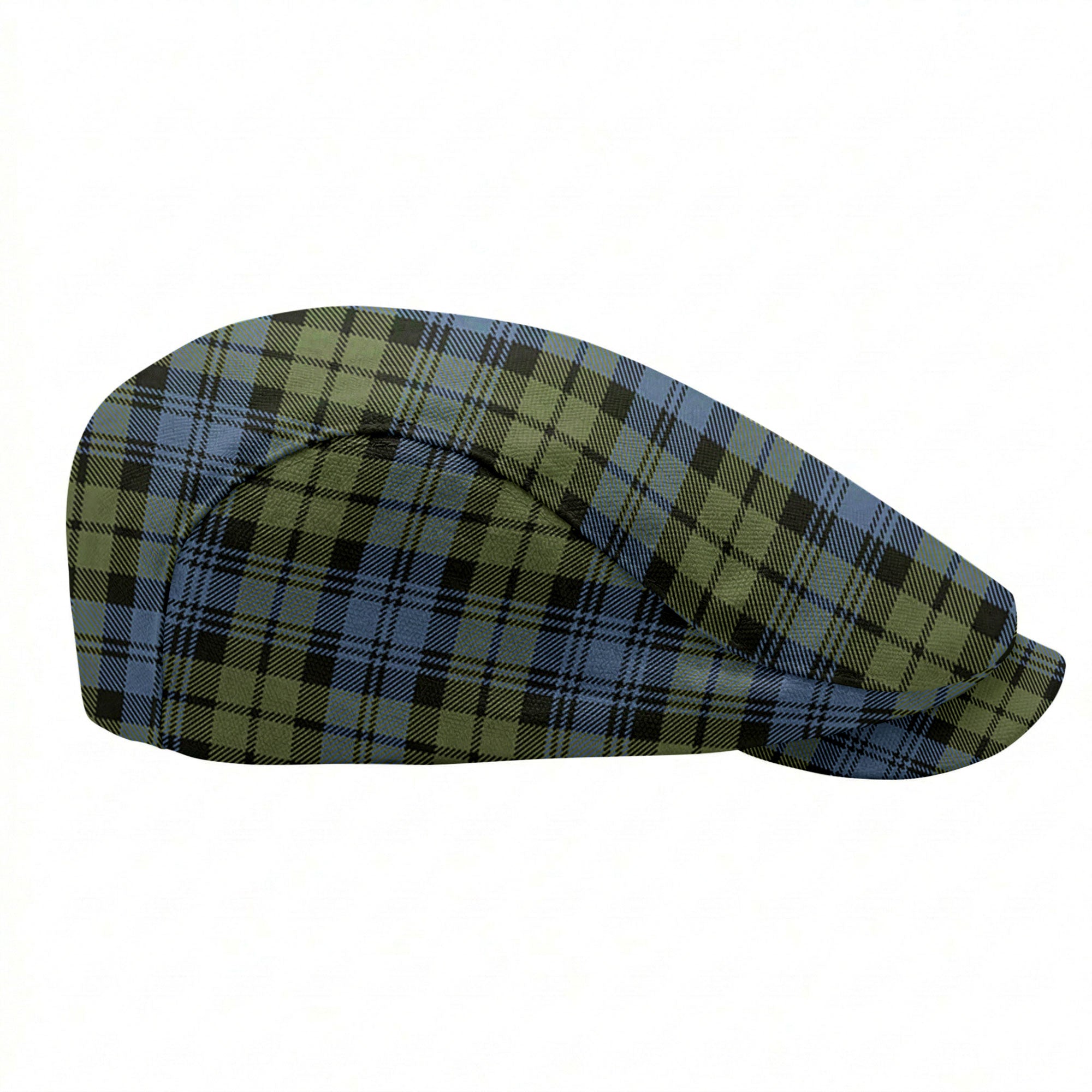 Campbell Faded Tartan Flat Caps