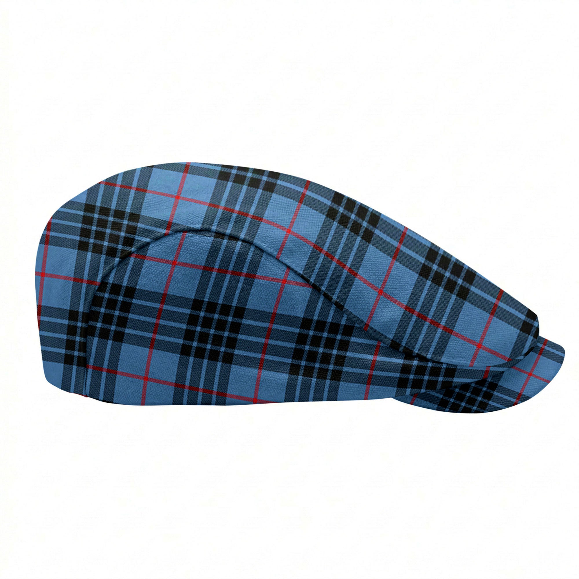 MacKay Blue Tartan Flat Caps