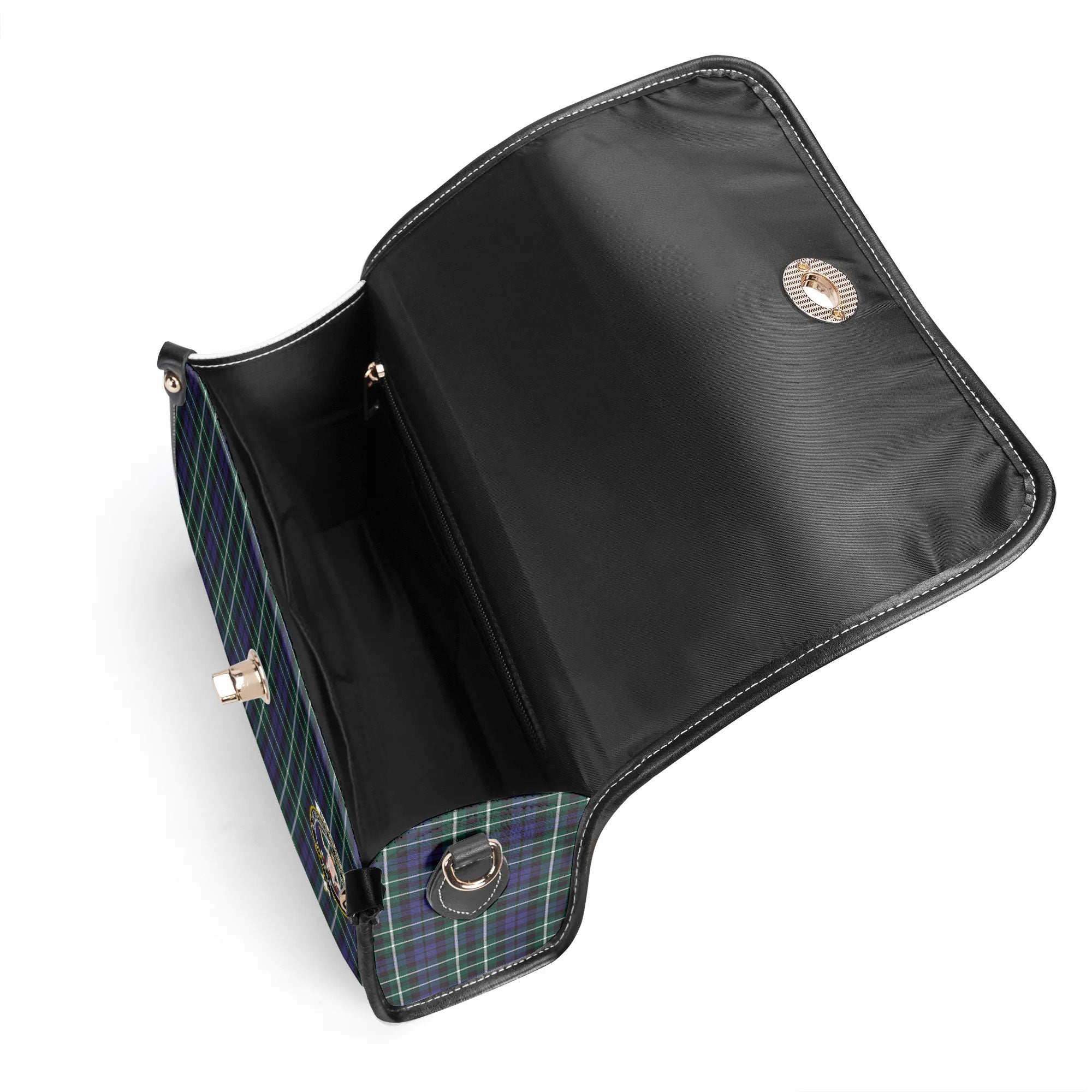 Allardice Tartan Crest Satchel Bag