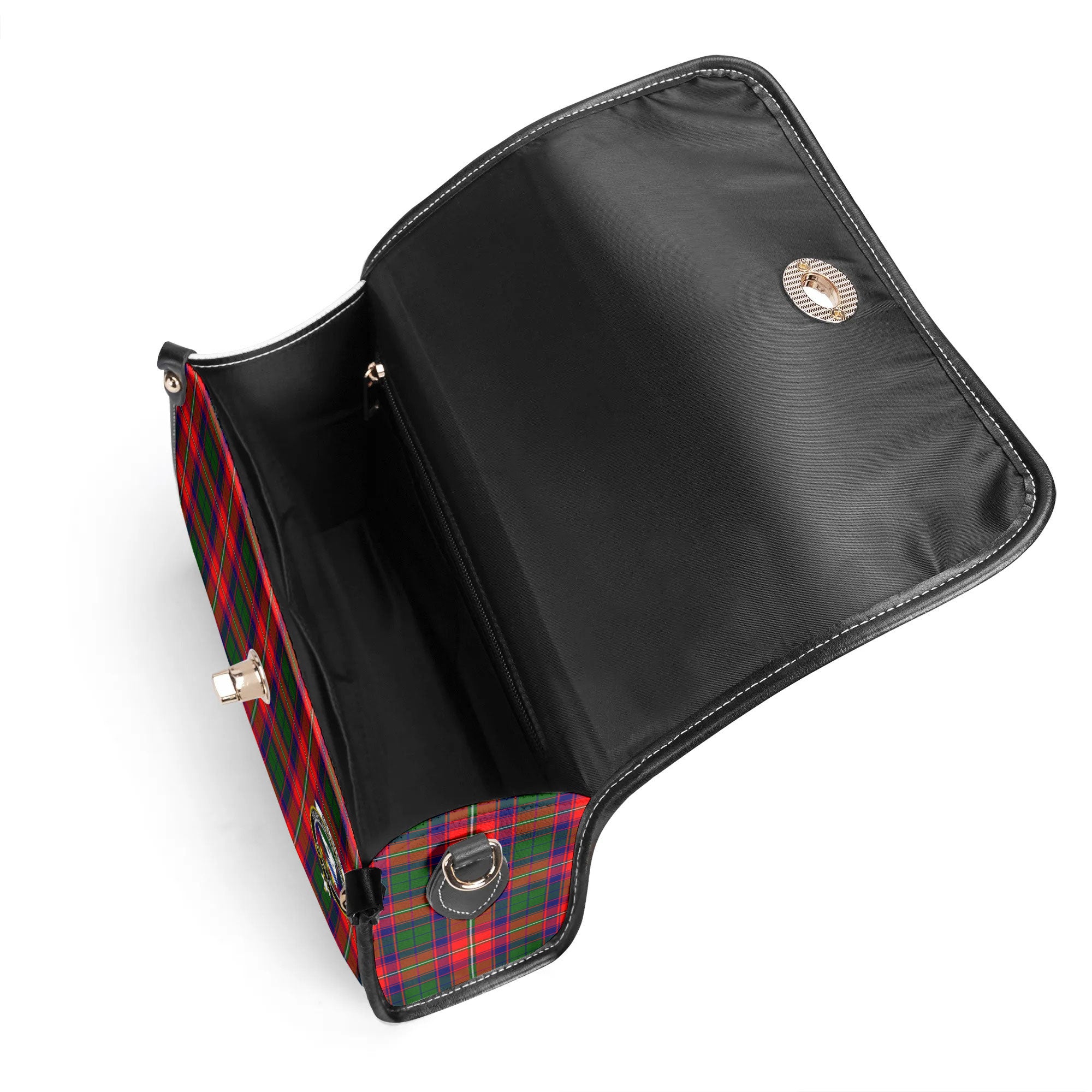 Belshes Tartan Crest Satchel Bag