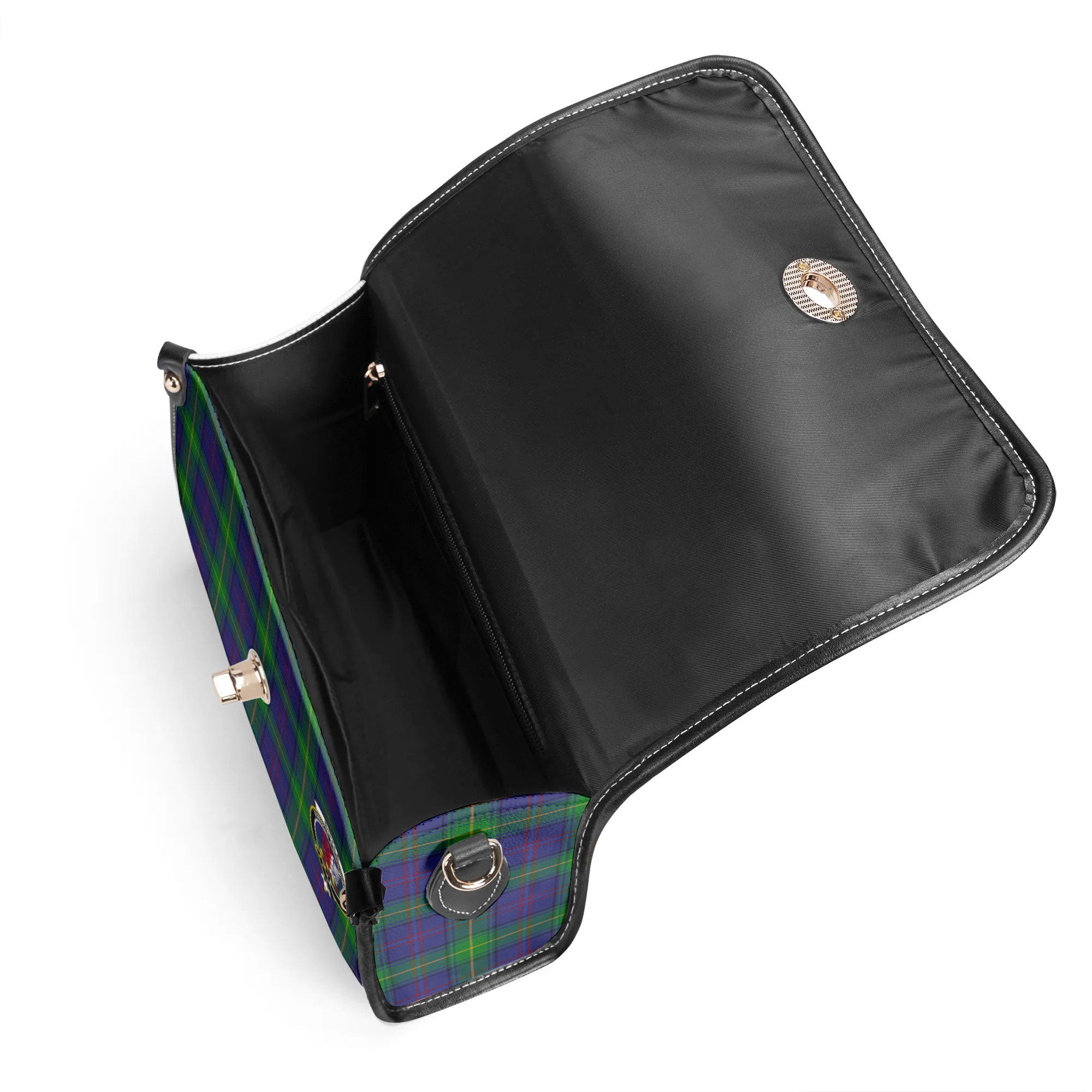 Boyle Tartan Crest Satchel Bag