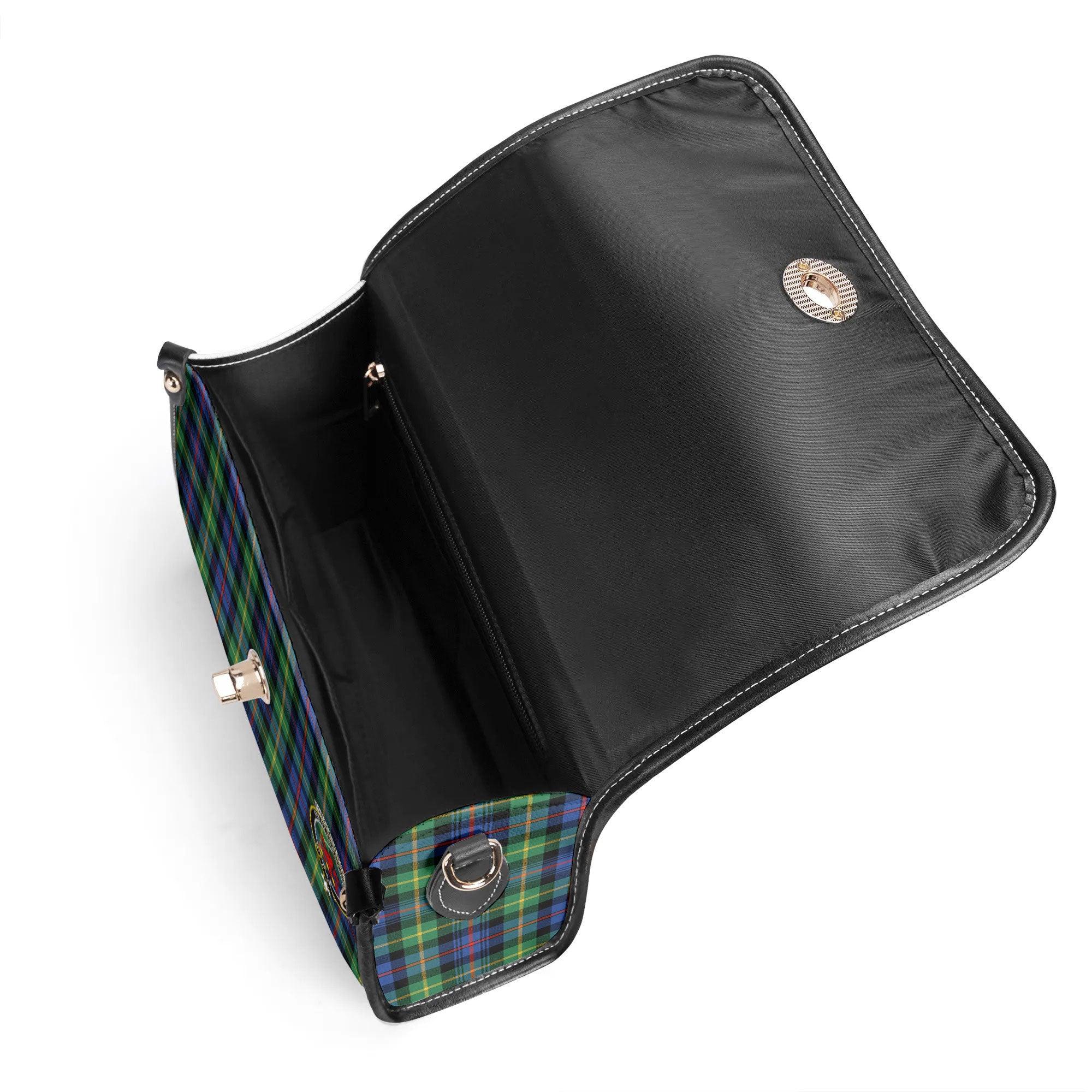 Farquharson Ancient Tartan Crest Satchel Bag