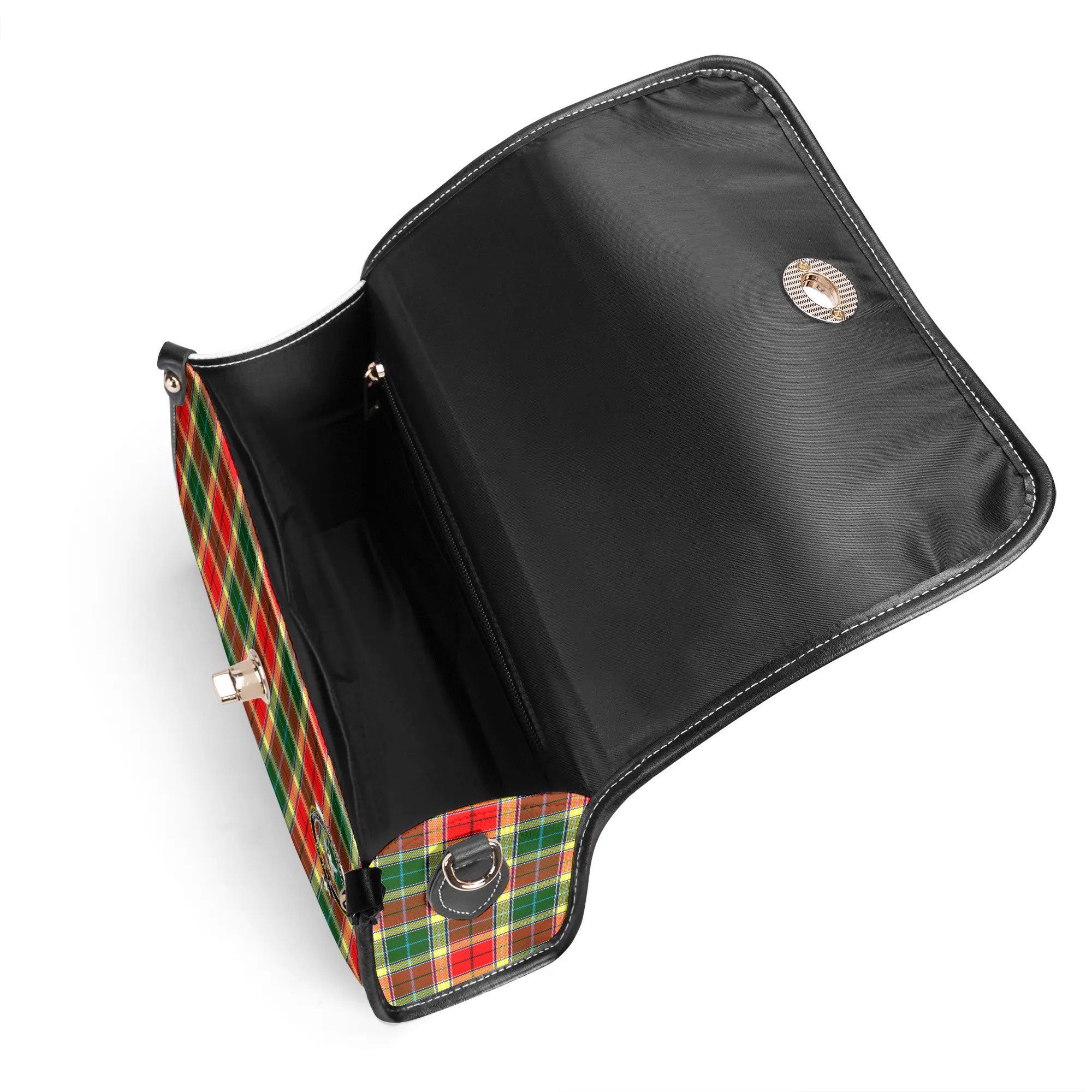 Gibson Tartan Crest Satchel Bag