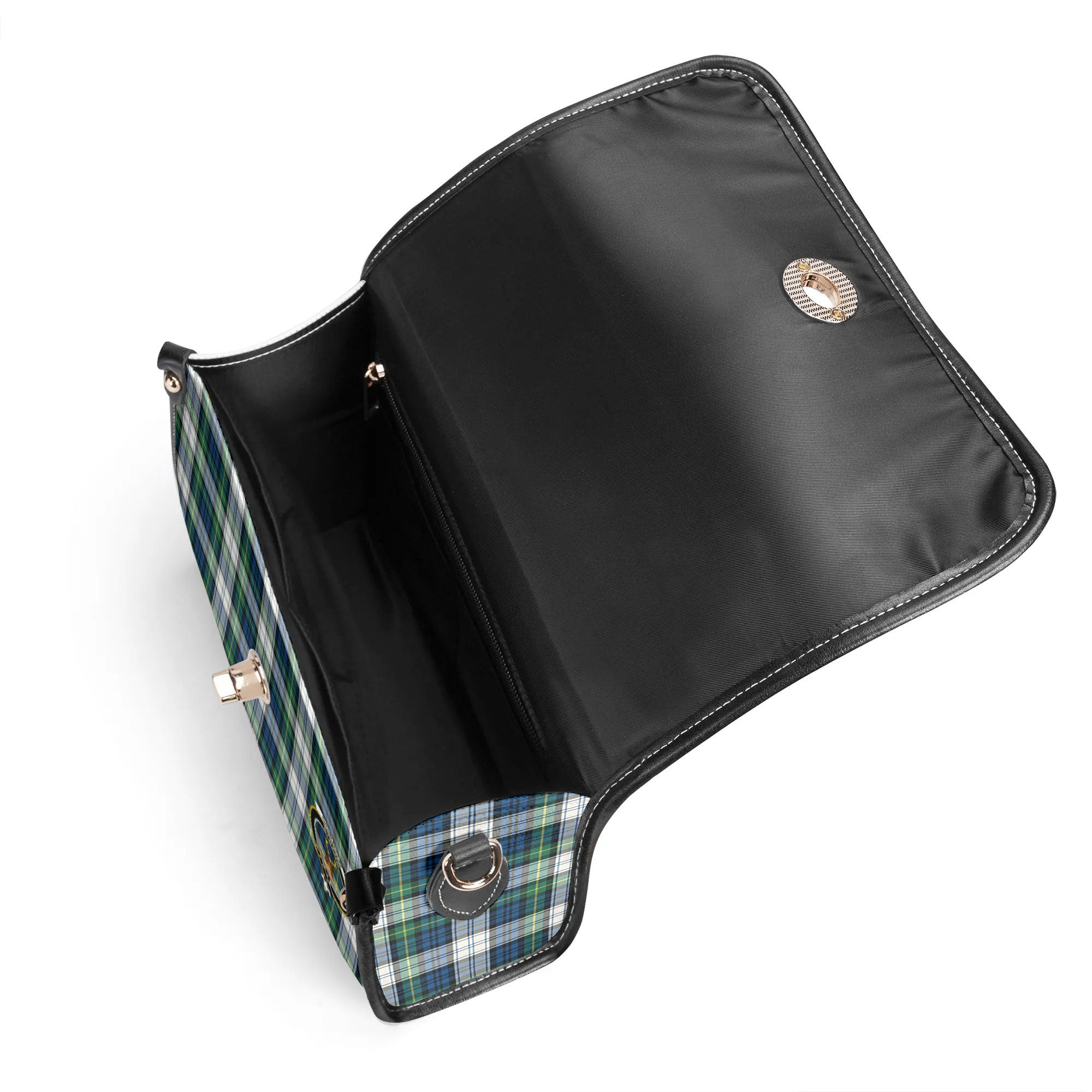 Gordon Dress Ancient Tartan Crest Satchel Bag