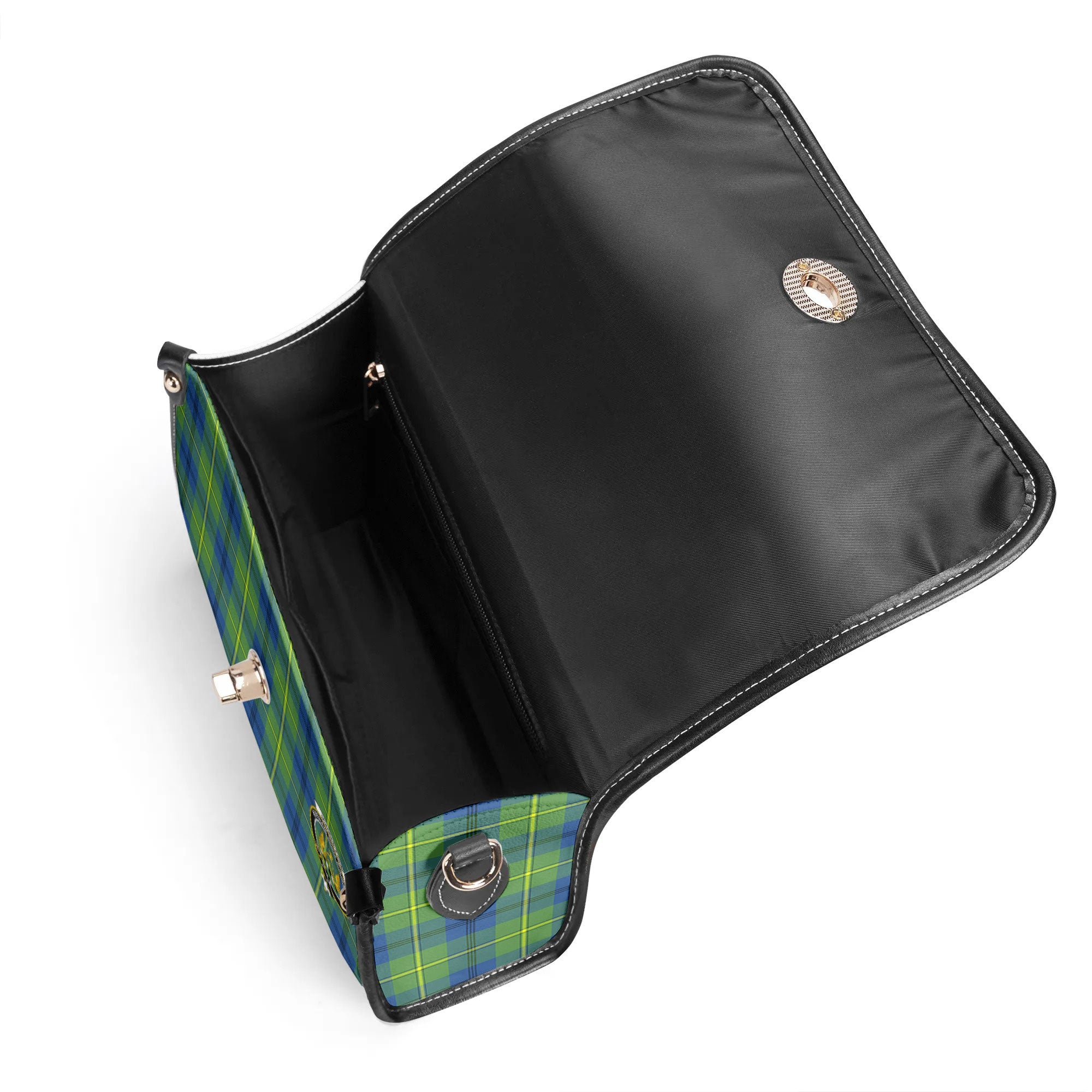 Johnston Ancient Tartan Crest Satchel Bag