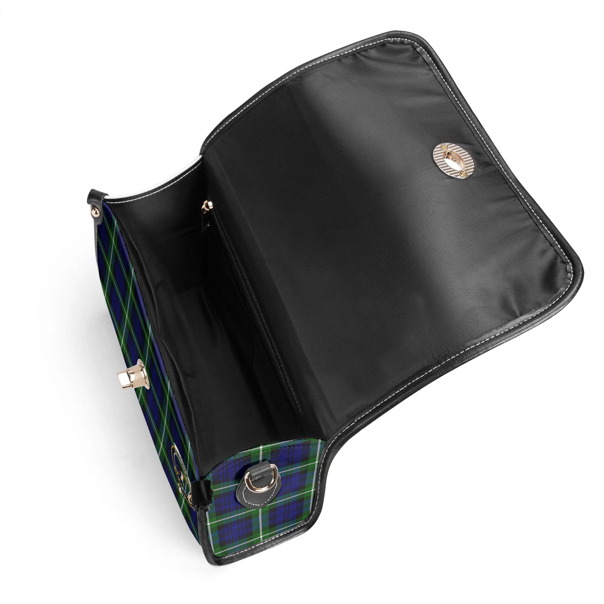 Lammie Tartan Crest Satchel Bag