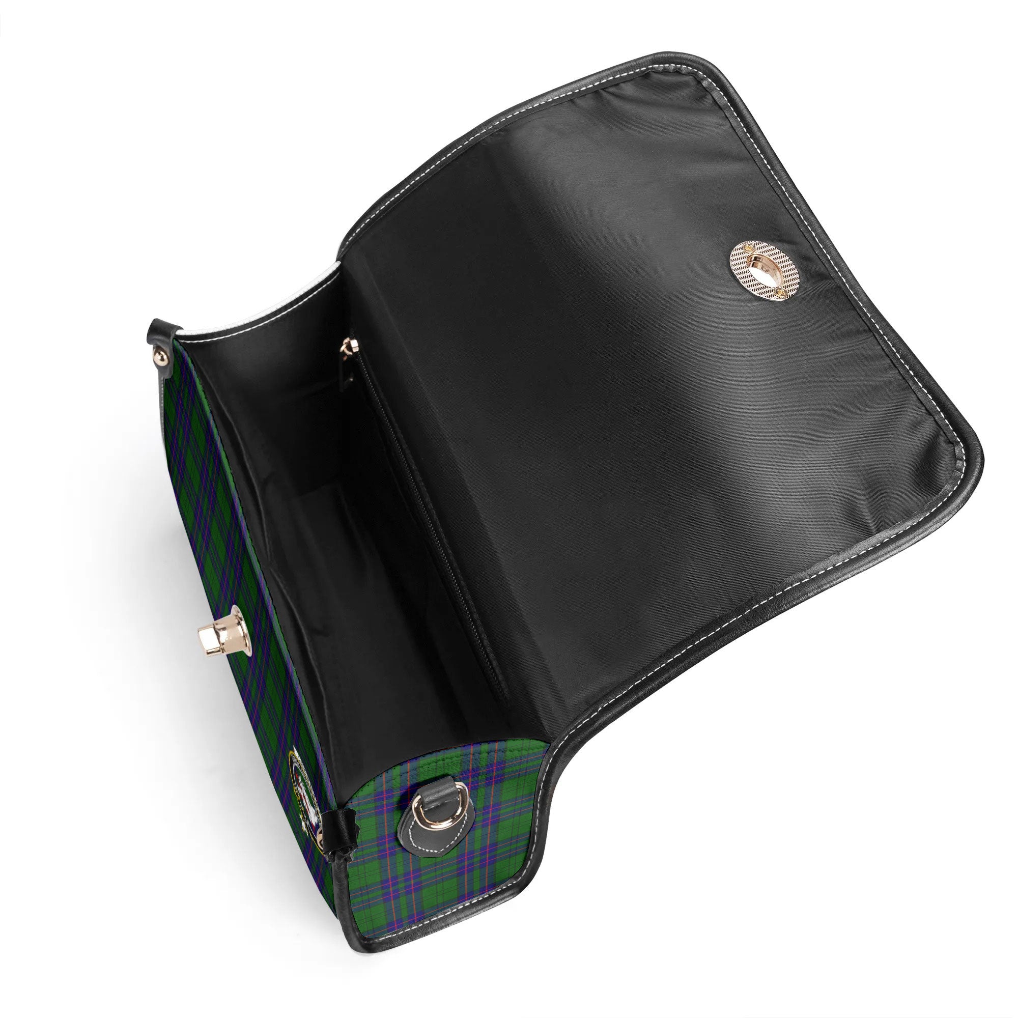 Lockhart Modern Tartan Crest Satchel Bag