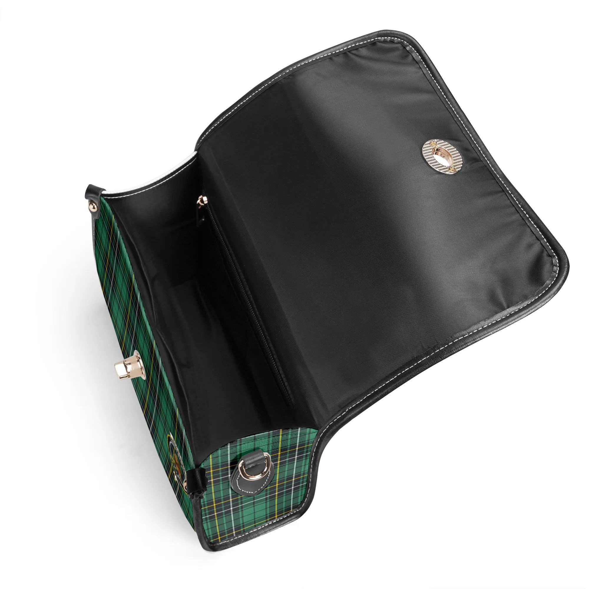 MacAlpine Ancient Tartan Crest Satchel Bag