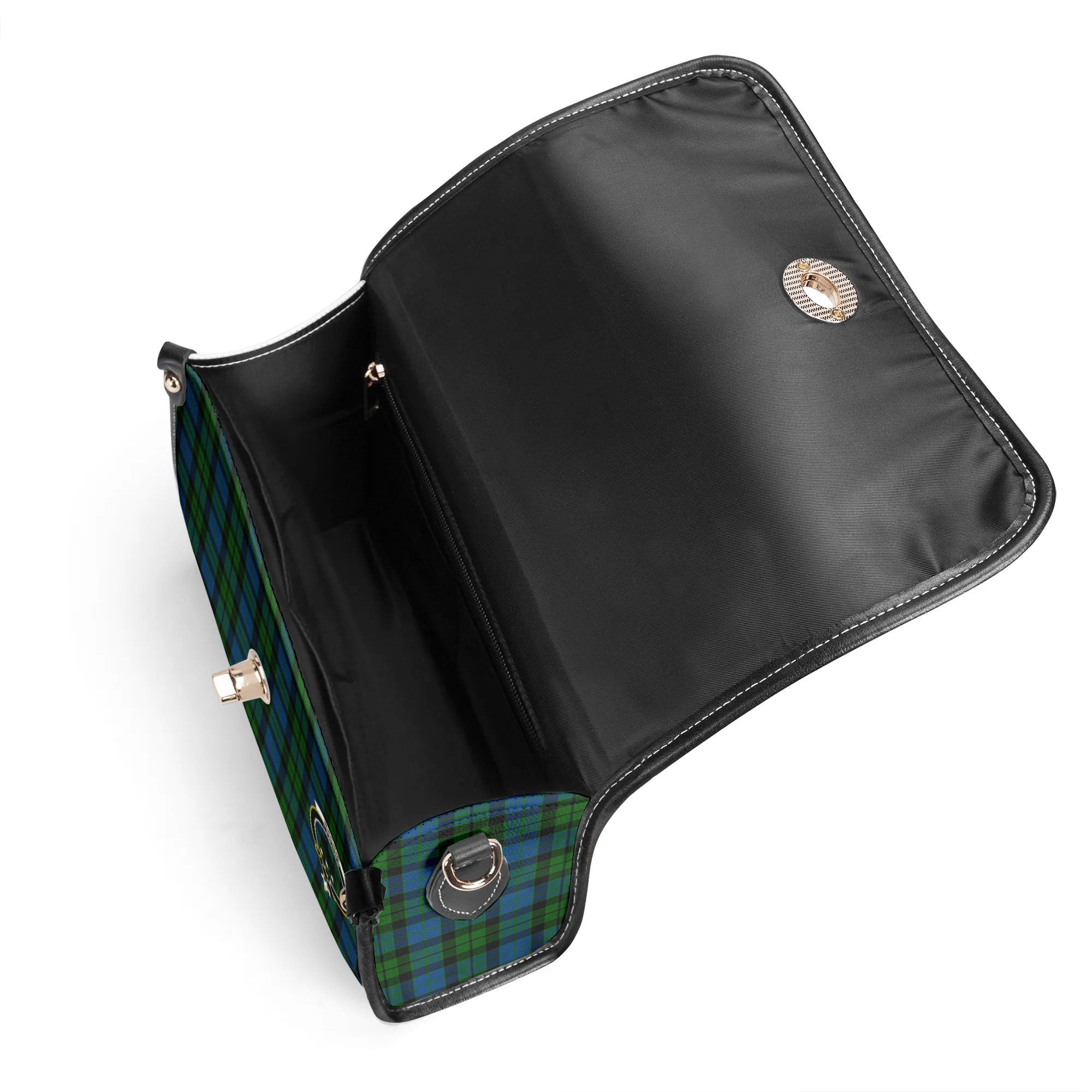MacKie Tartan Crest Satchel Bag