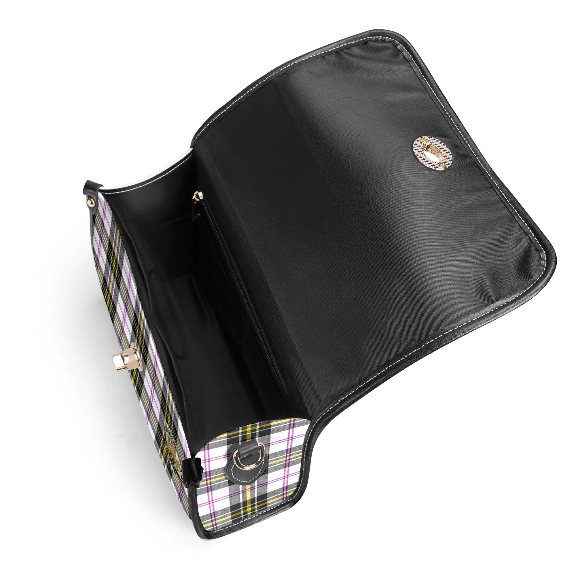 MacPherson Dress Modern Tartan Crest Satchel Bag