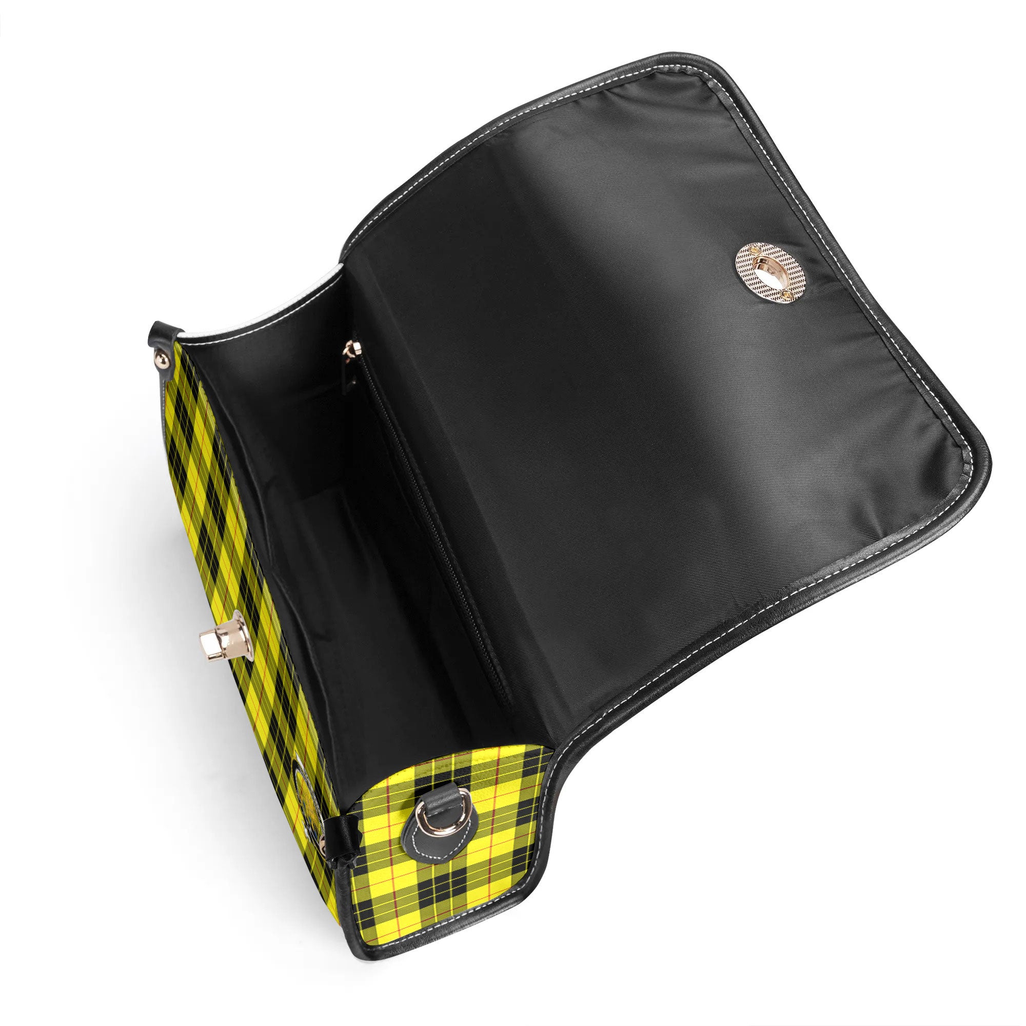 McLeod of Lewis Modern Tartan Crest Satchel Bag
