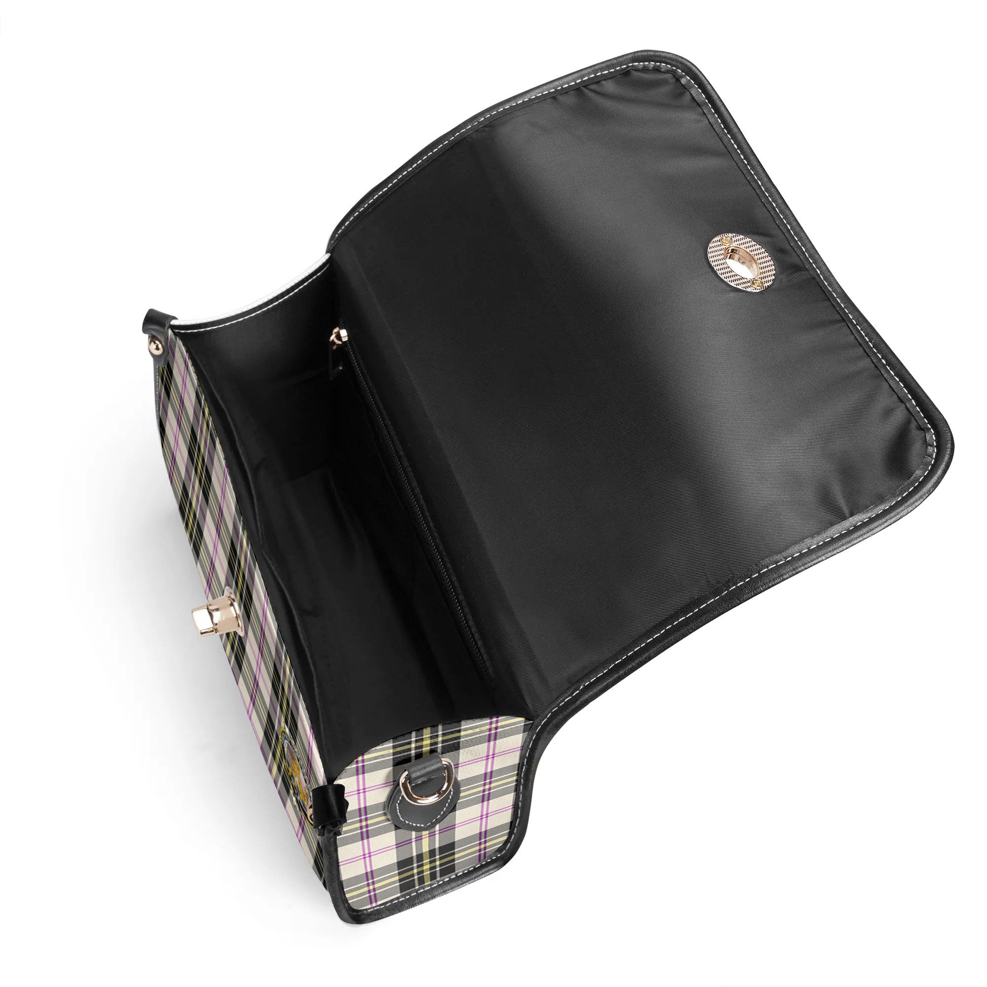 McPherson Dress Ancient Tartan Crest Satchel Bag