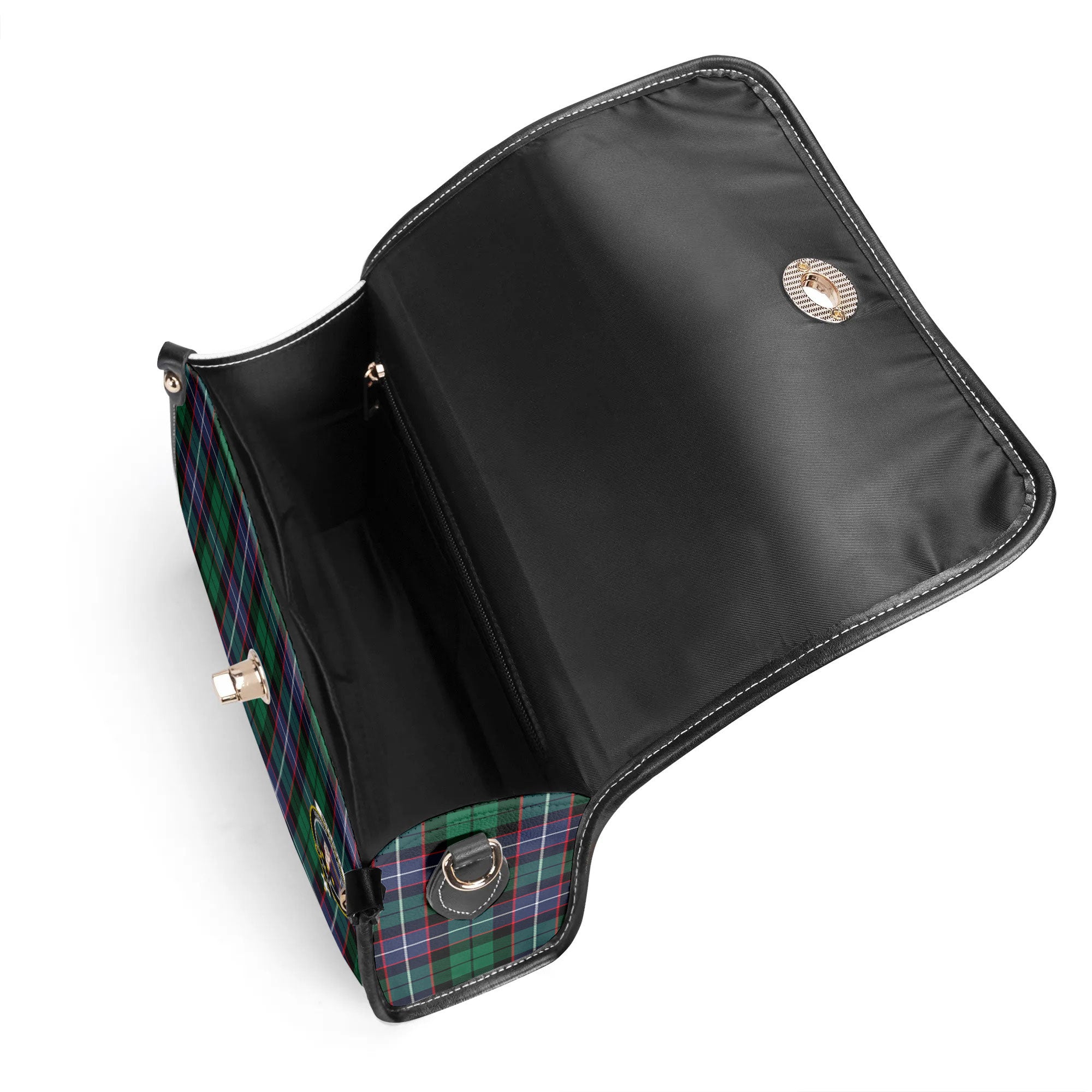 Mitchell Modern Tartan Crest Satchel Bag
