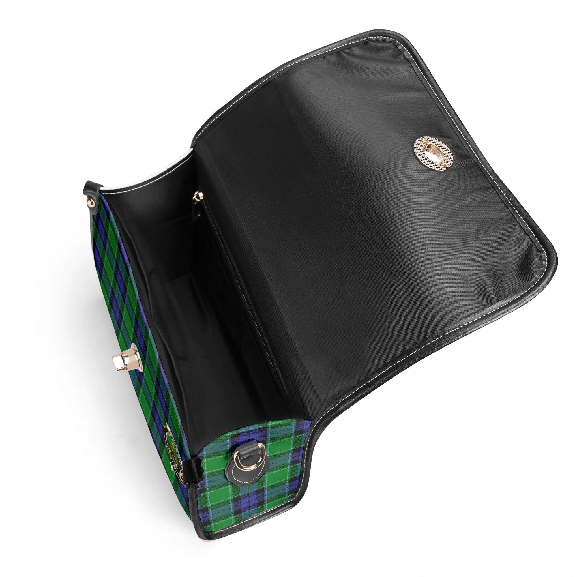 Monteith Tartan Crest Satchel Bag