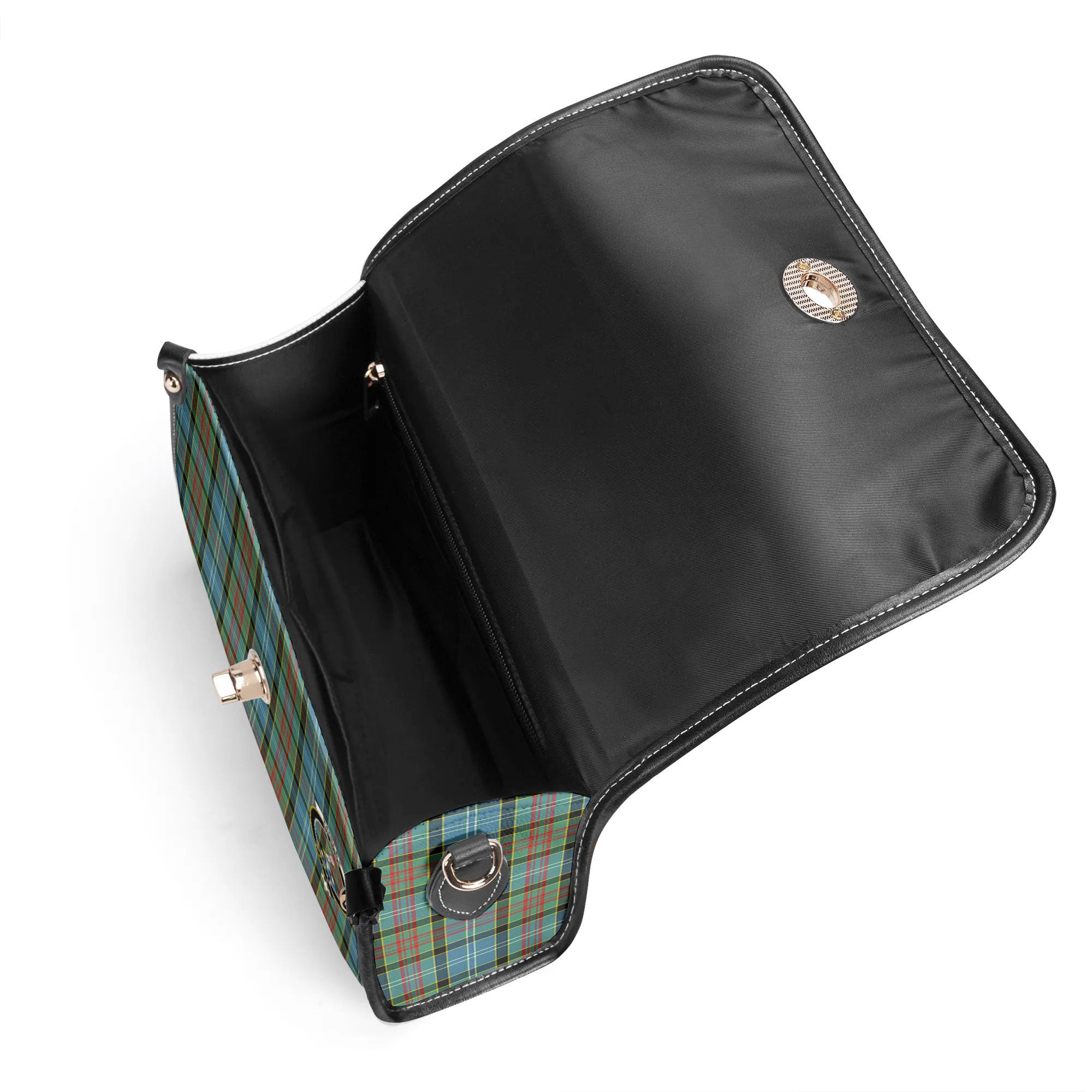 Paisley District Tartan Crest Satchel Bag