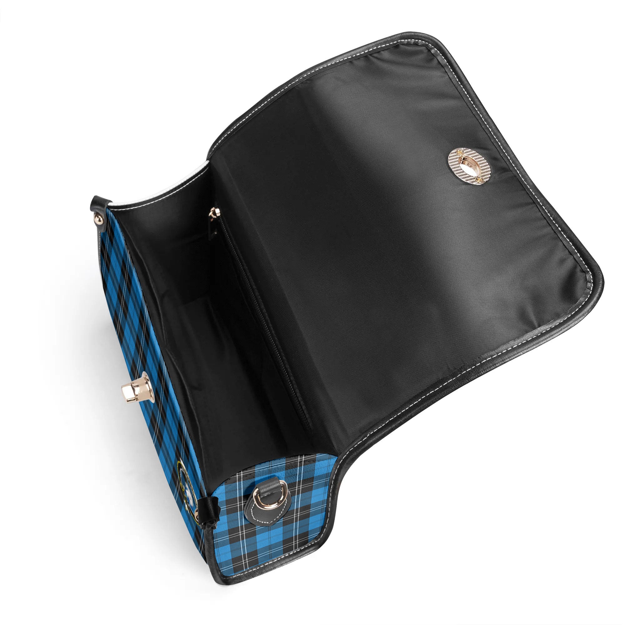 Ramsay Blue Ancient Tartan Crest Satchel Bag