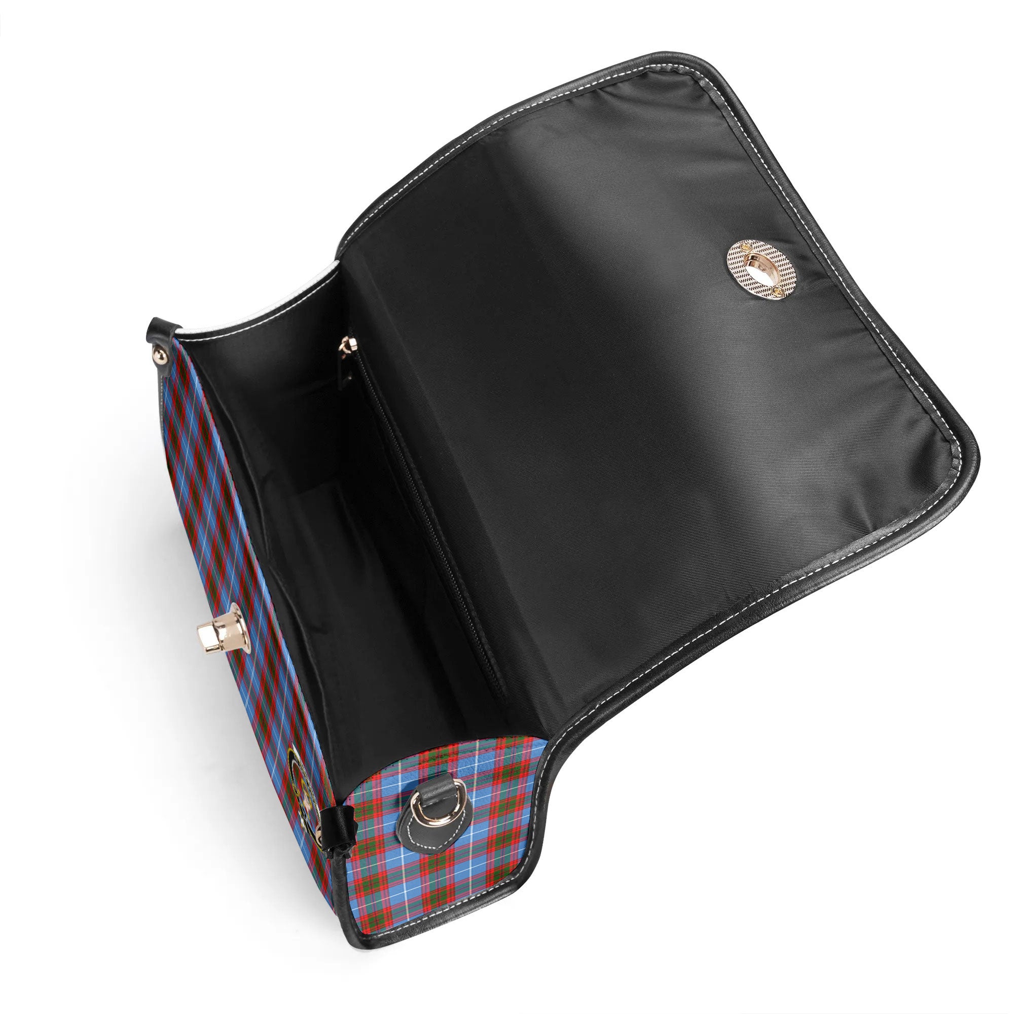 Skirving Tartan Crest Satchel Bag