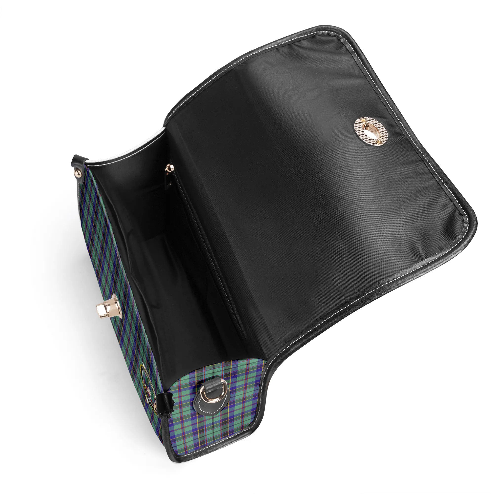 Stevenson Tartan Crest Satchel Bag