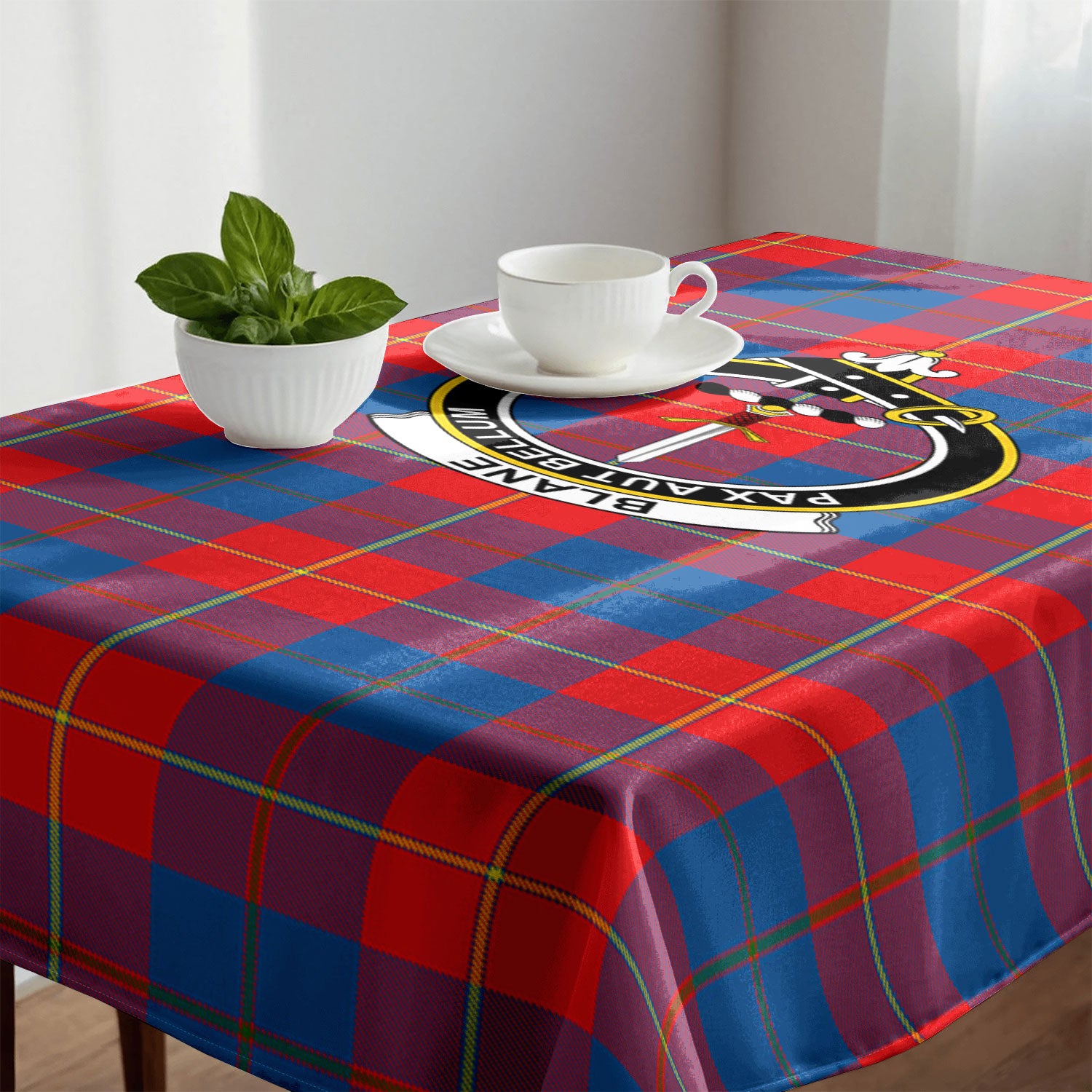 Blane Tartan Crest Tablecloth