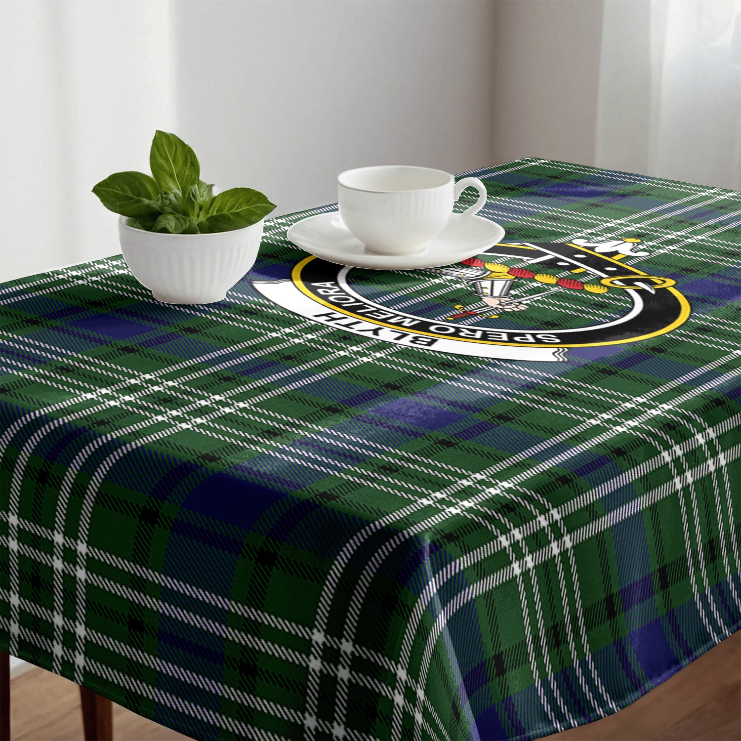 Blyth Tartan Crest Tablecloth