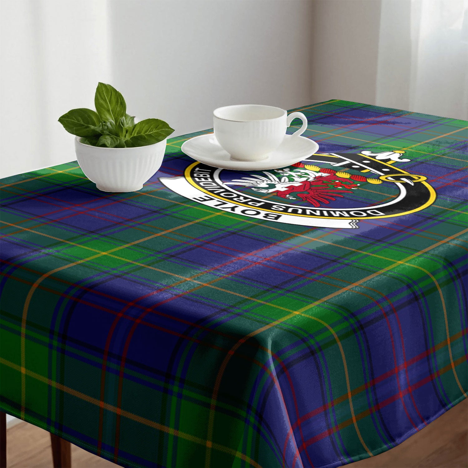 Boyle Tartan Crest Tablecloth