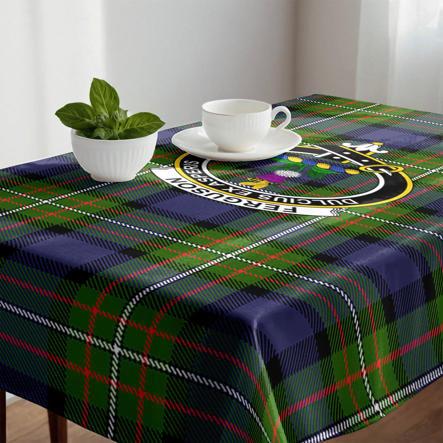 Ferguson Tartan Crest Tablecloth