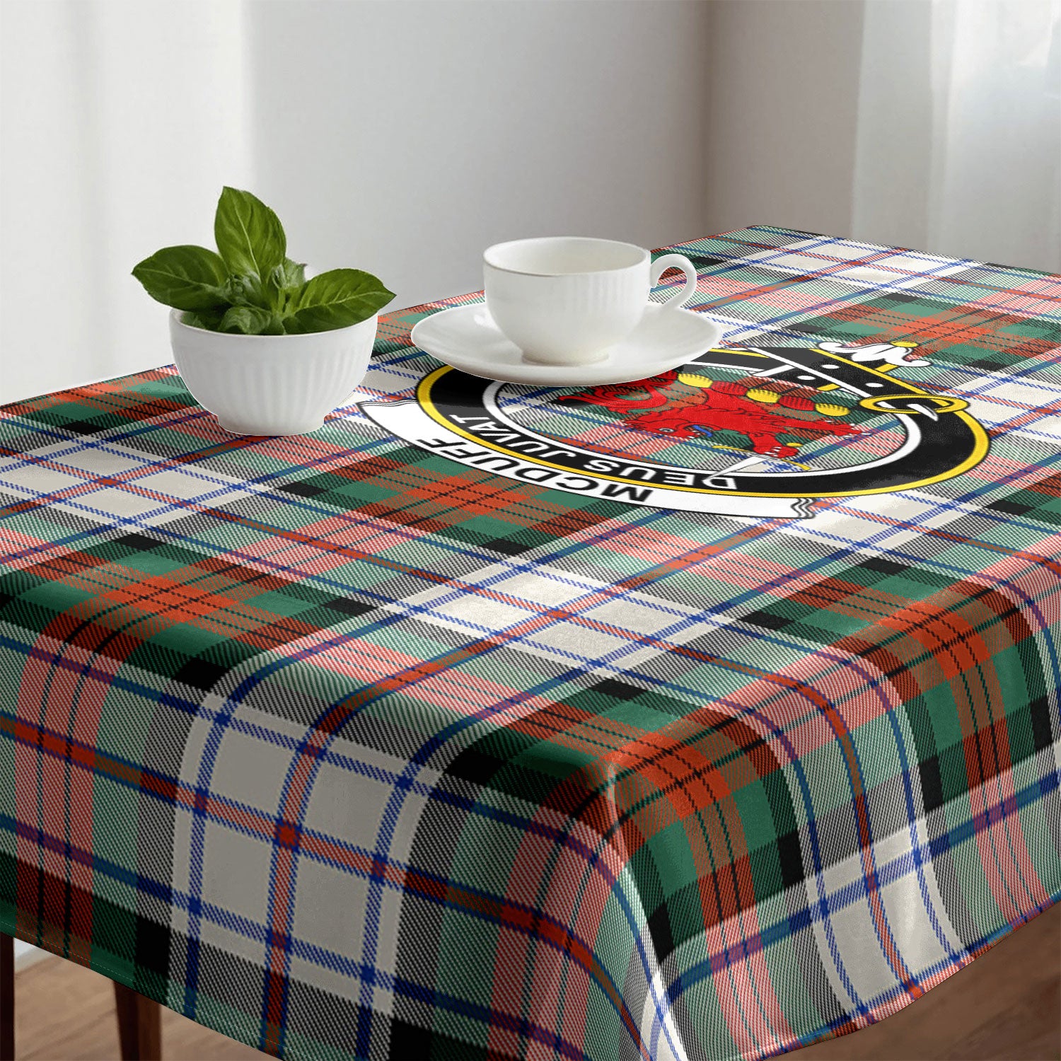 McDuff Dress Ancient Tartan Crest Tablecloth