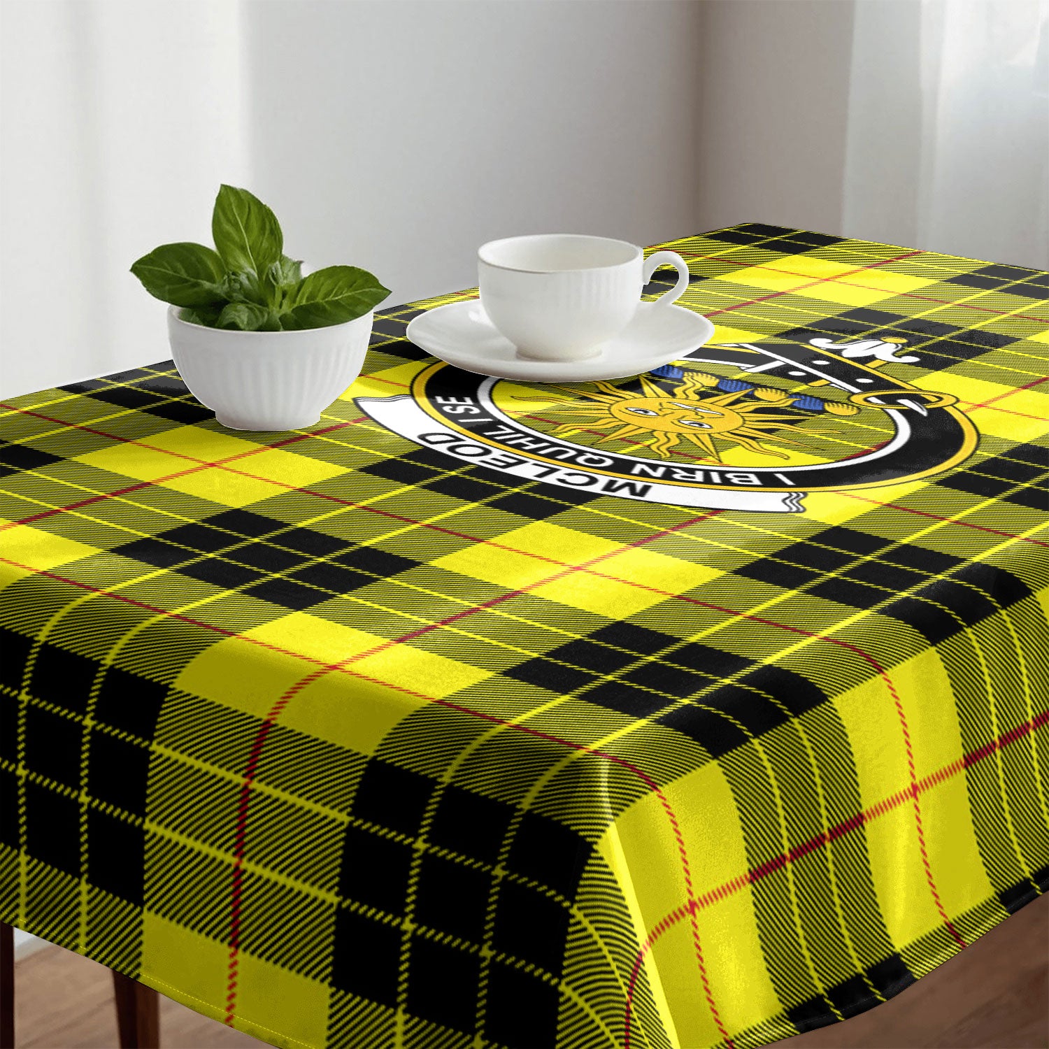 McLeod of Lewis Modern Tartan Crest Tablecloth