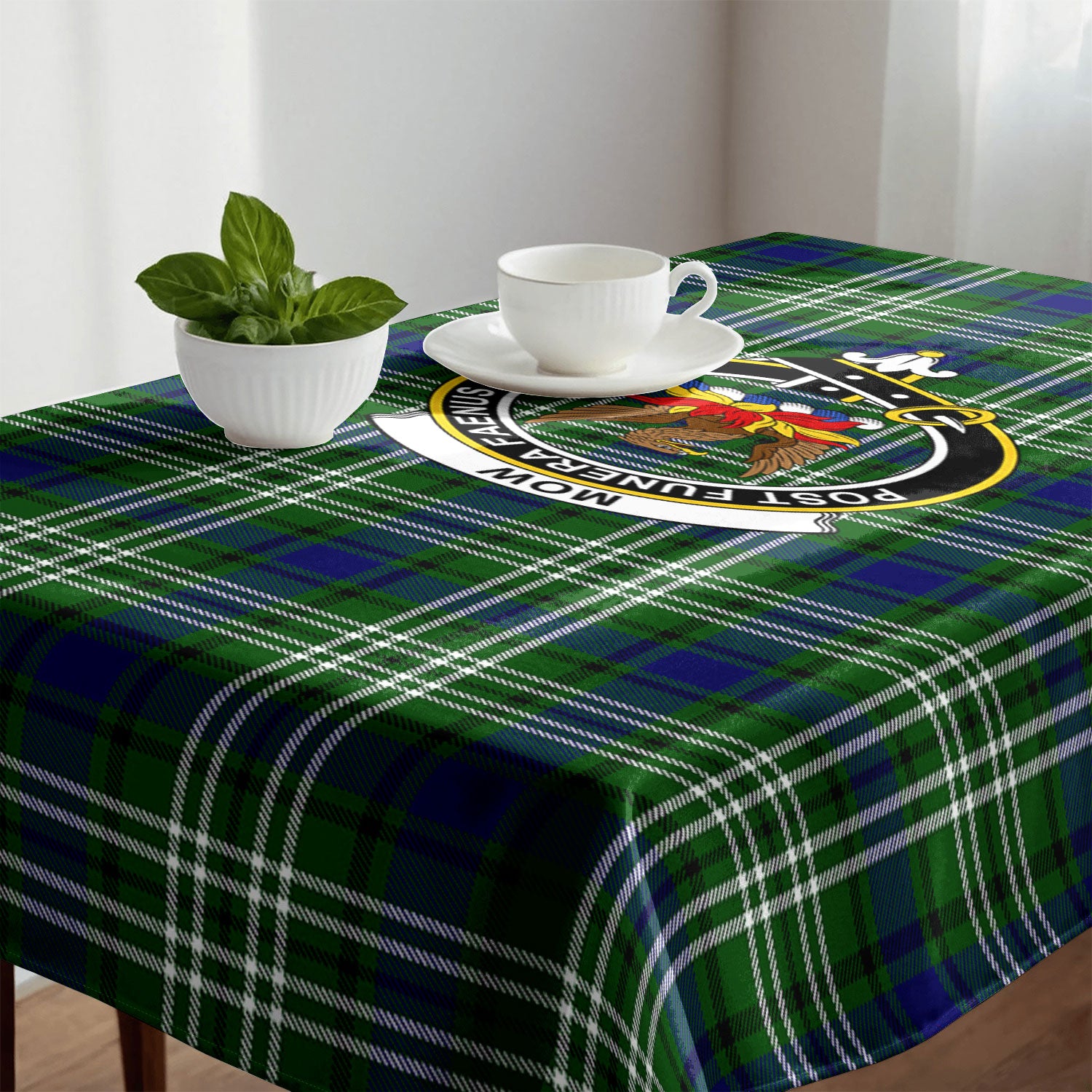 Mow Tartan Crest Tablecloth