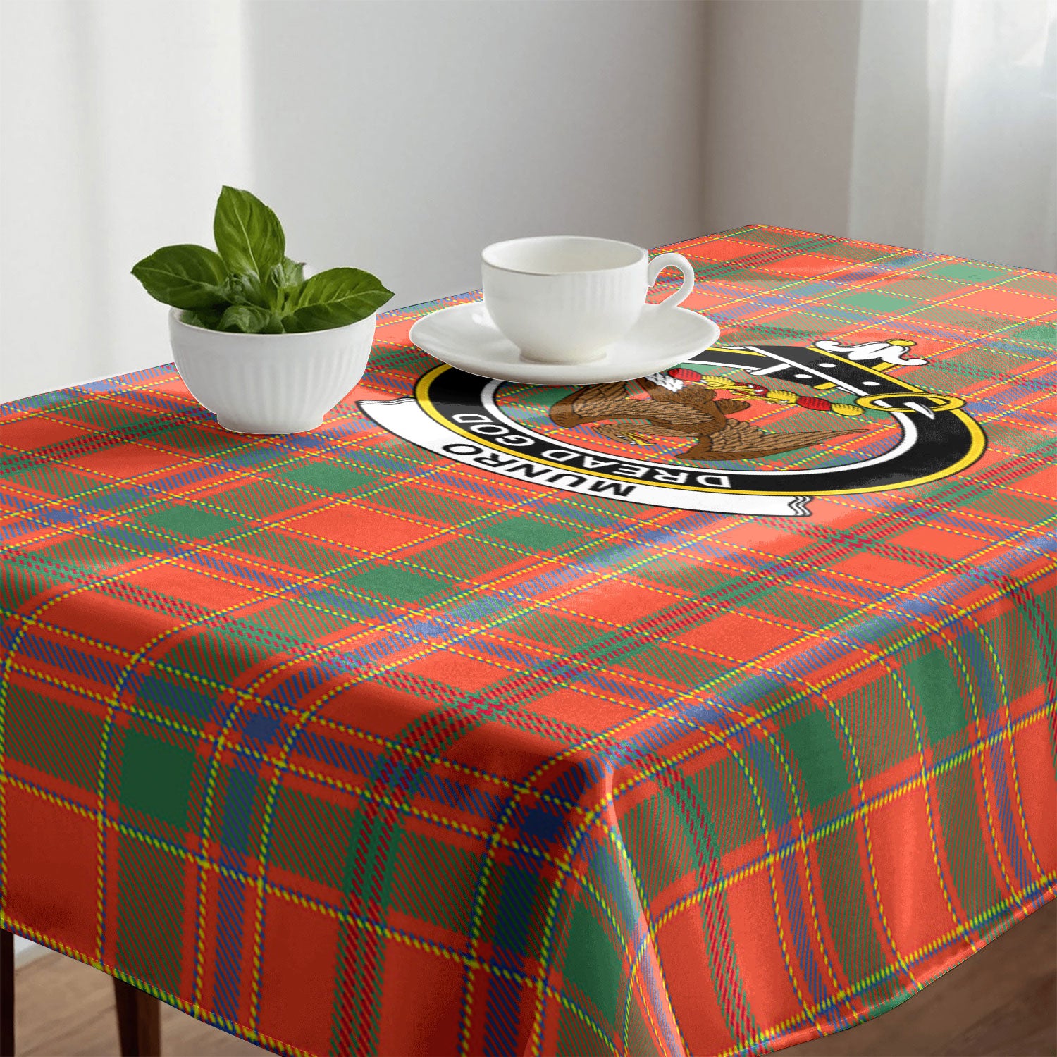 Munro Ancient Tartan Crest Tablecloth
