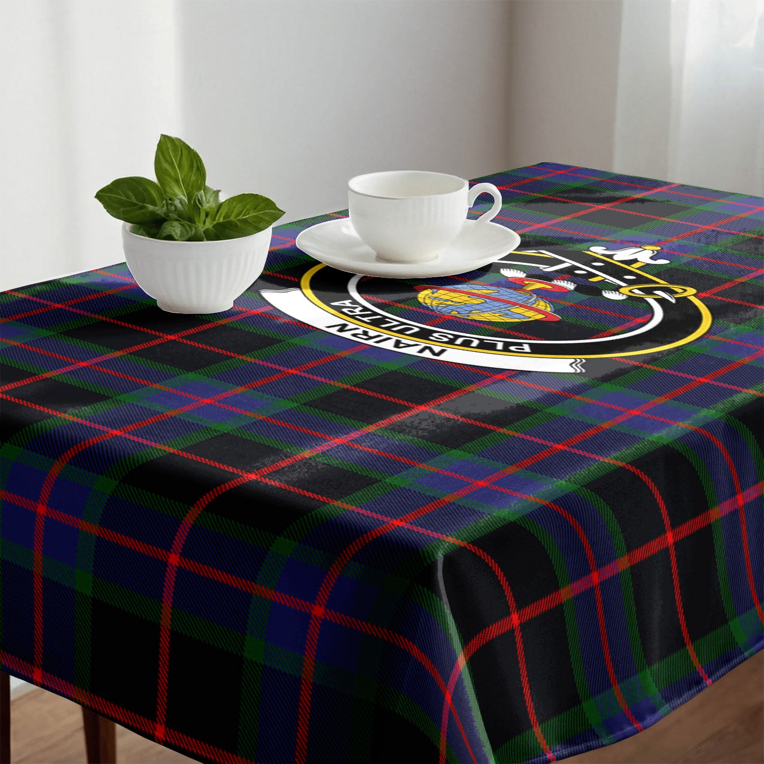 Nairn Tartan Crest Tablecloth
