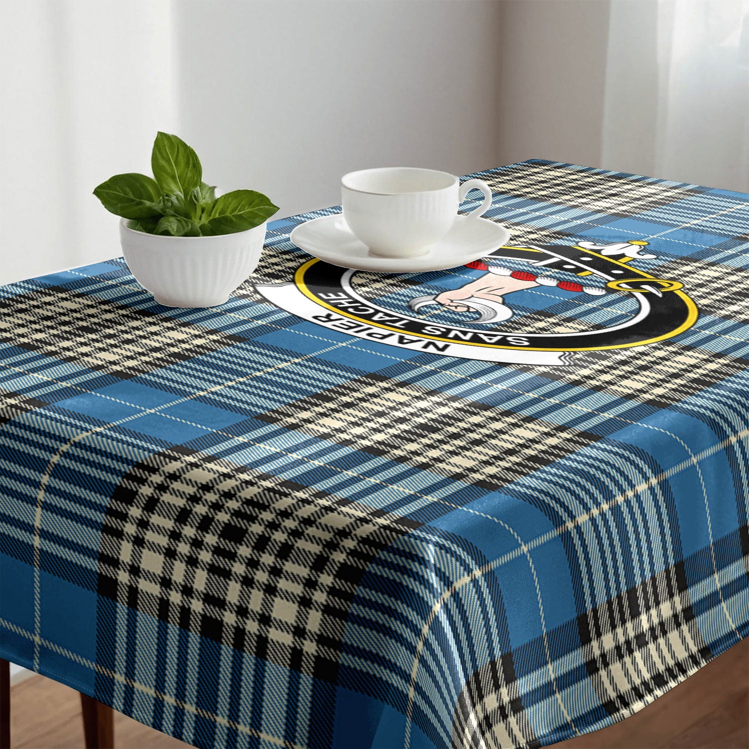 Napier Ancient Tartan Crest Tablecloth