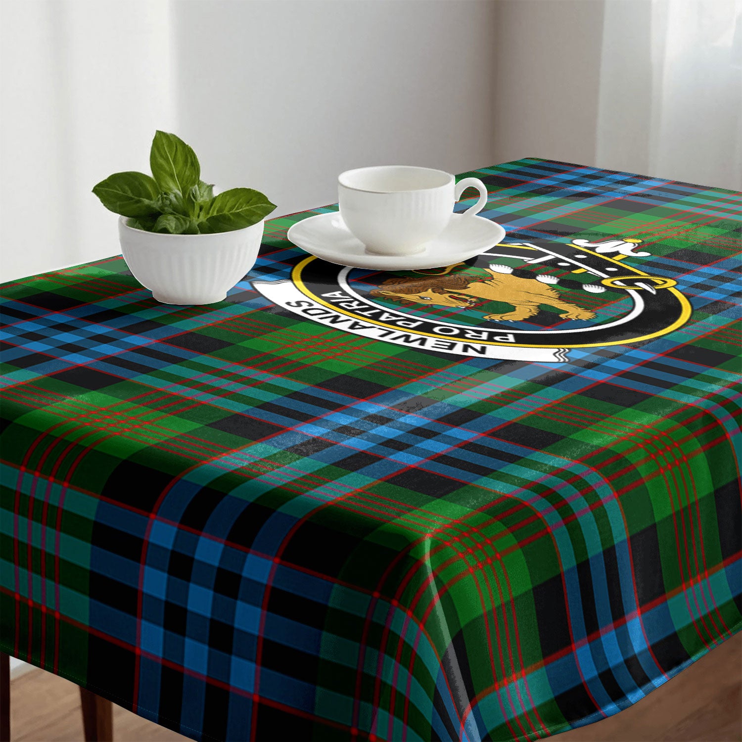 Newlands Tartan Crest Tablecloth