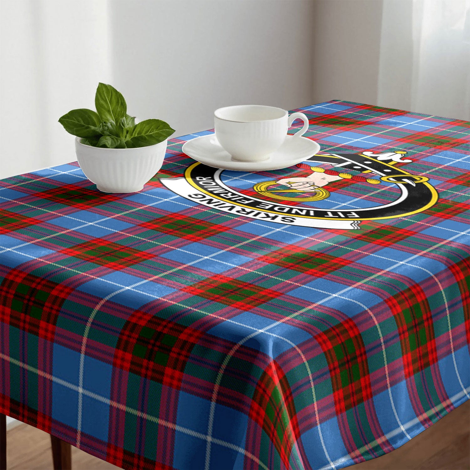 Skirving Tartan Crest Tablecloth