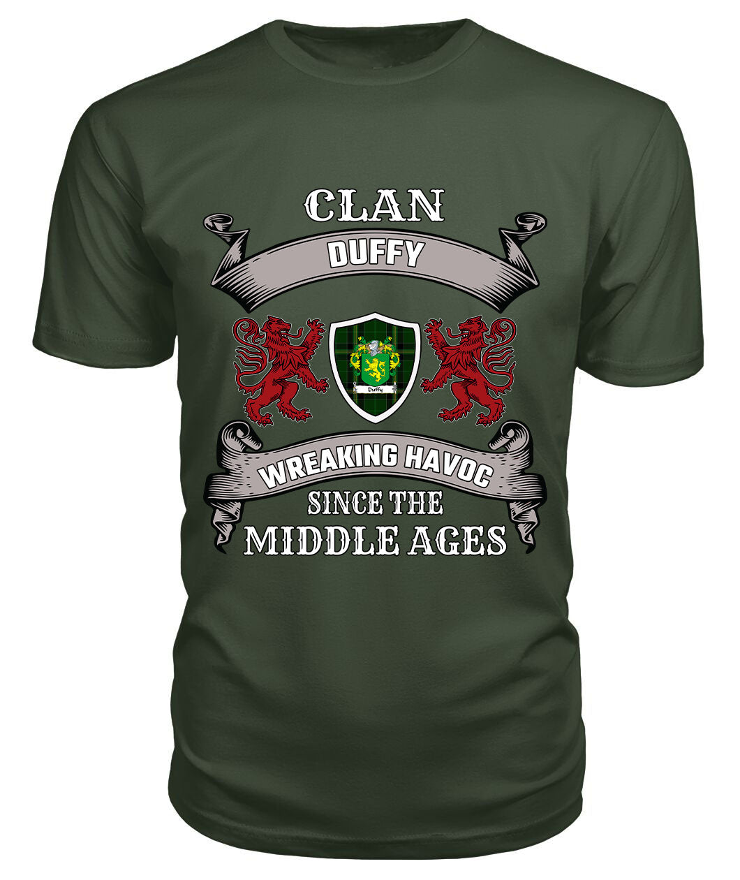 Duffy Family Tartan - 2D T-shirt