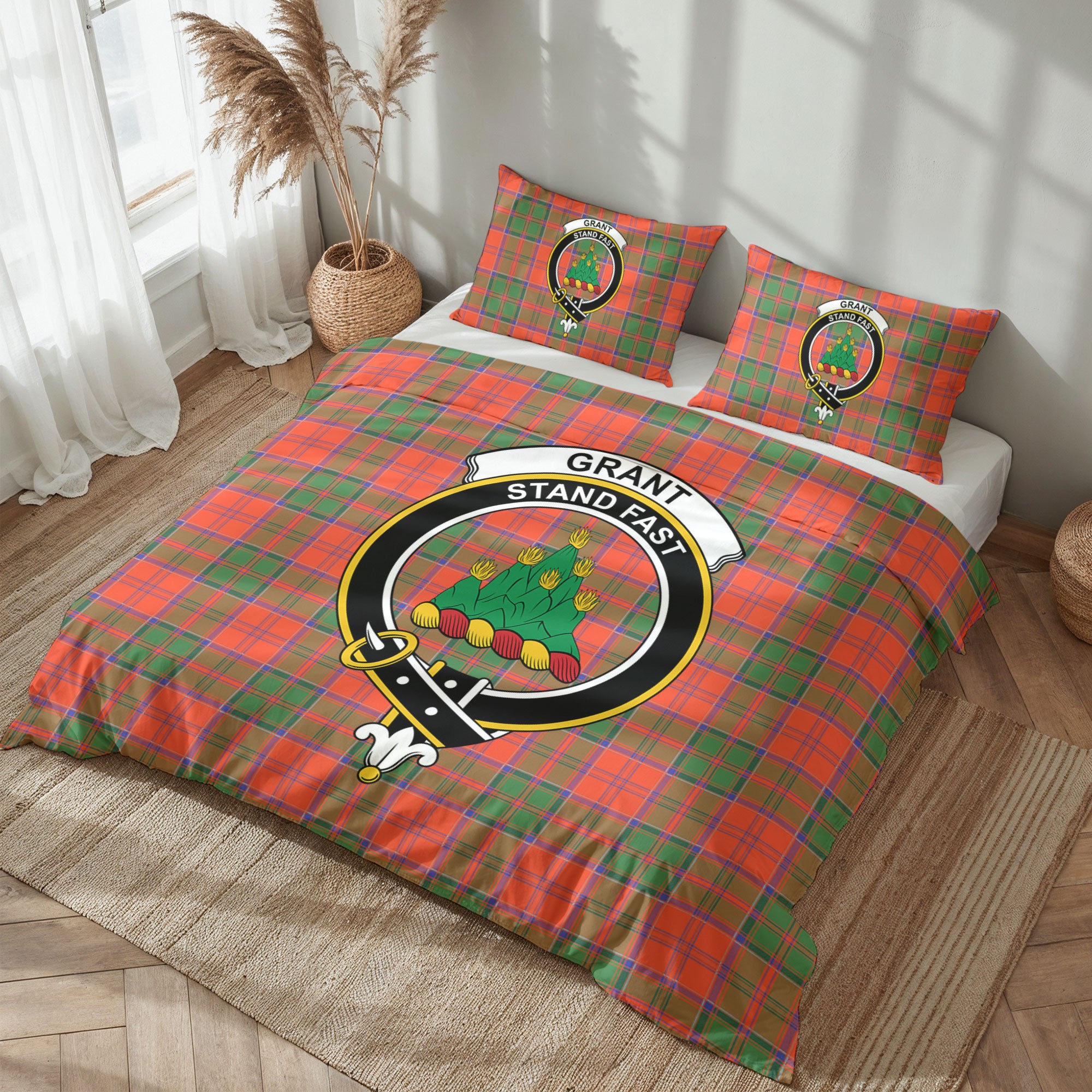 Grant Ancient Tartan Crest Bedding Set